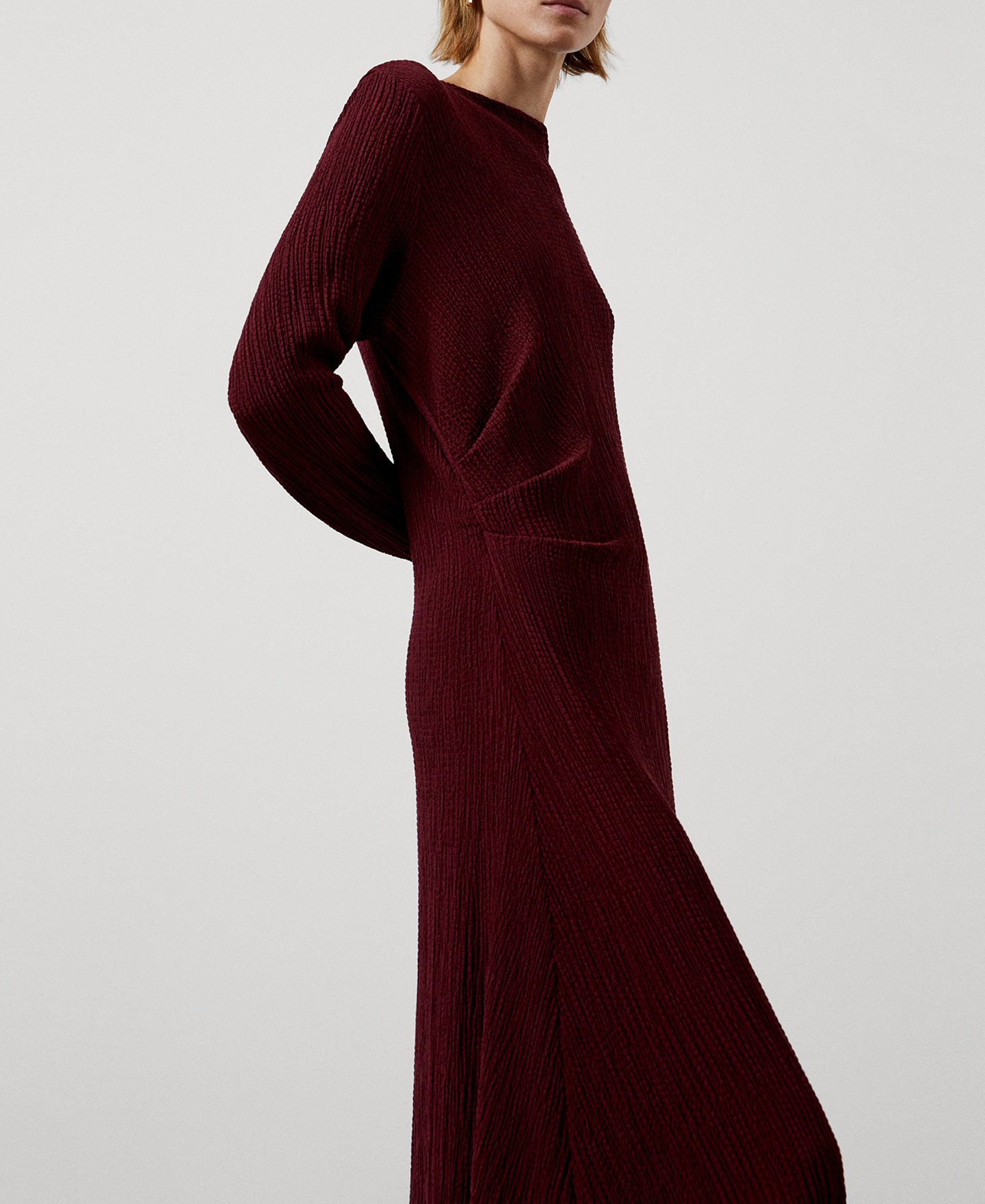 Dolman sleeve long dress image number 3