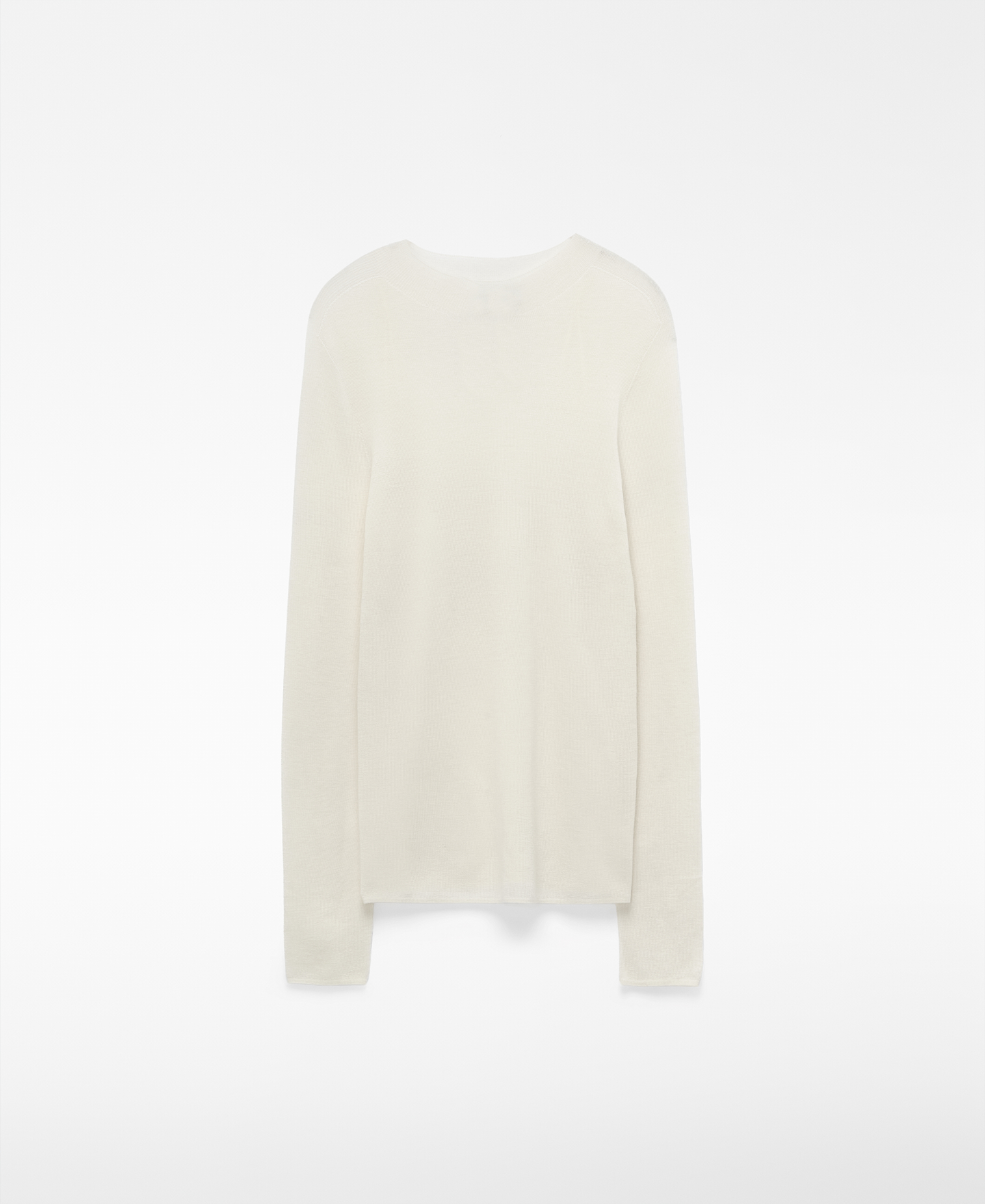 Merino wool blend seamless sweater image number 4