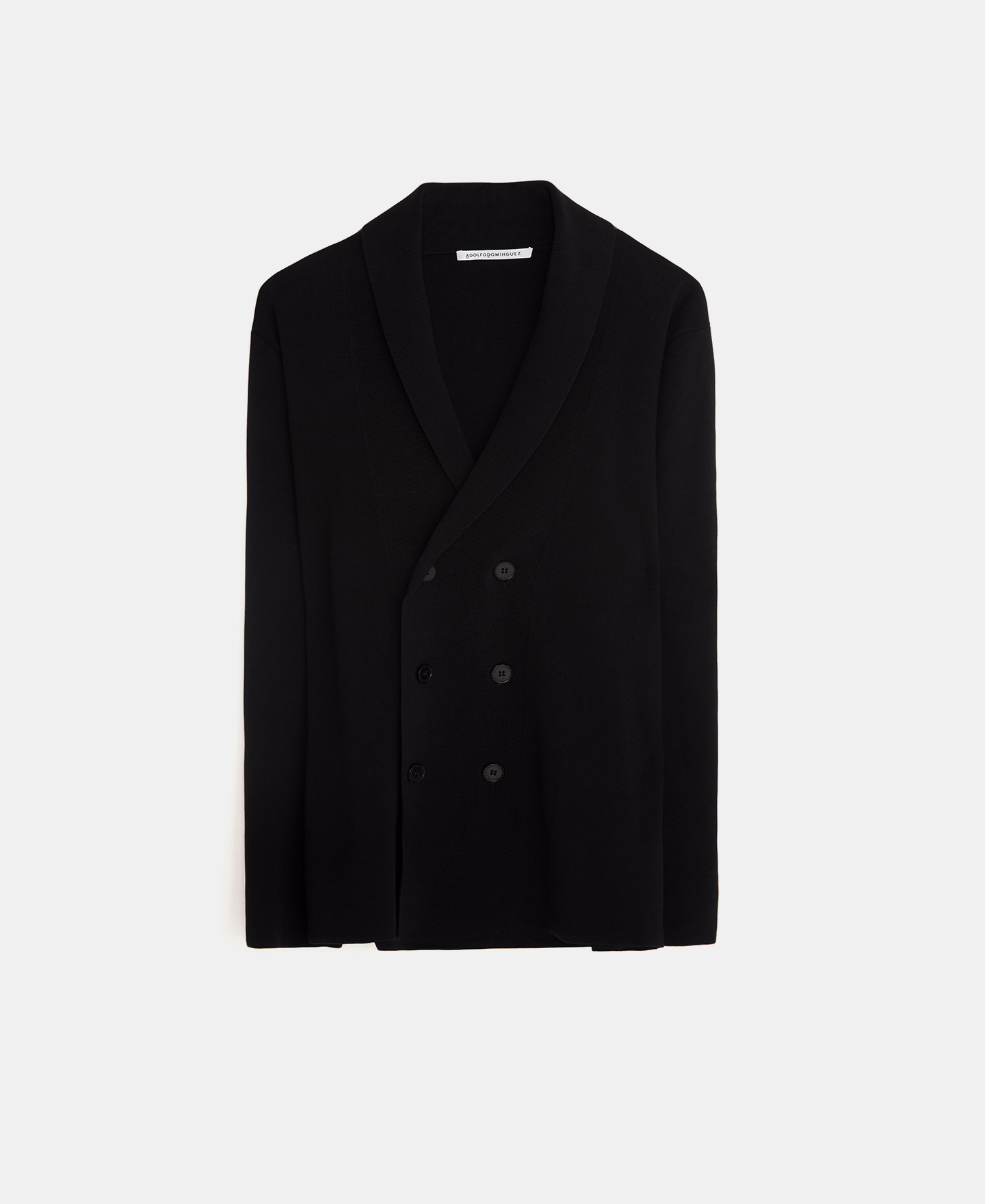 Cotton knit blazer image number 4