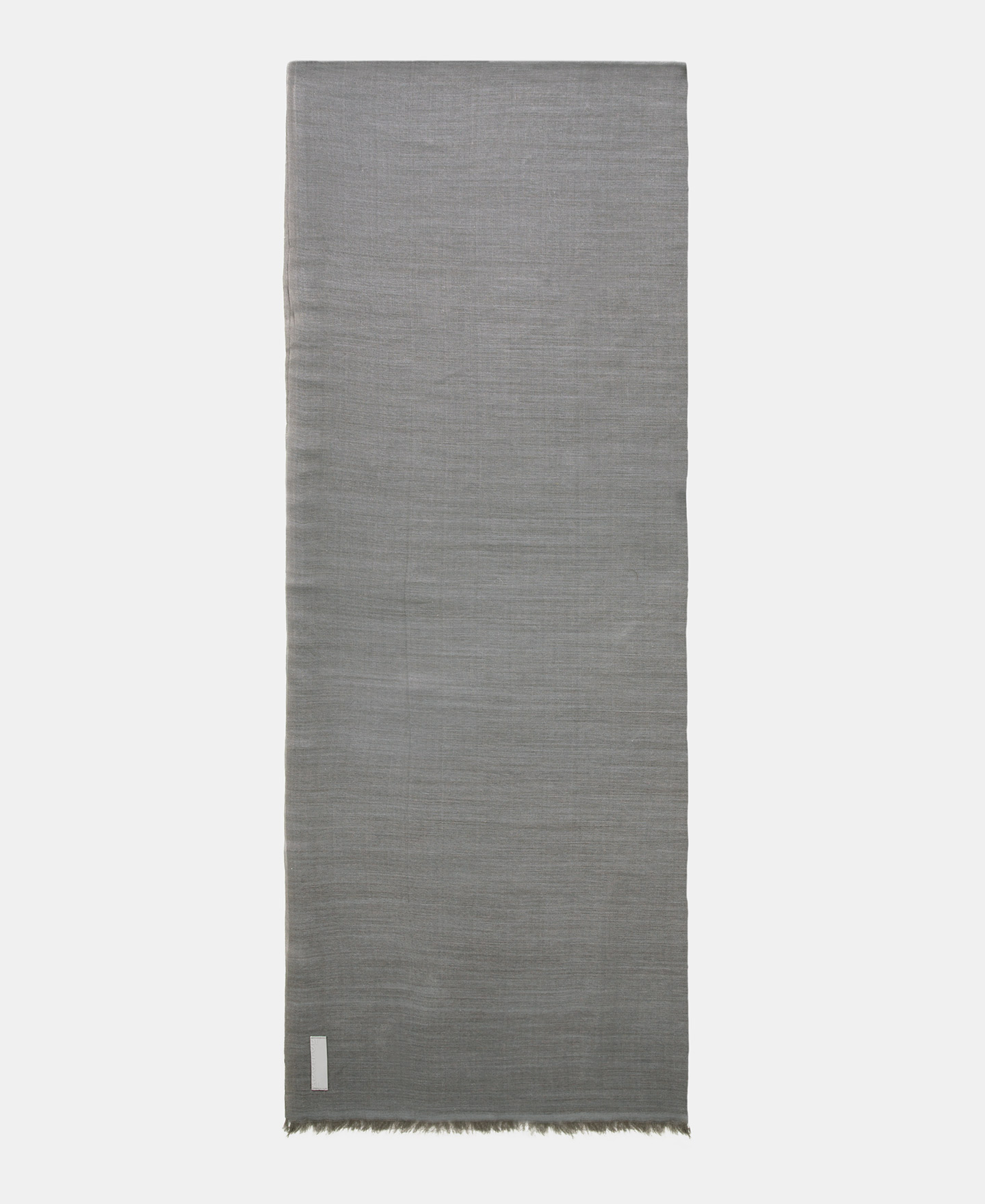 Plain shawl in modal and merino wool image number 0