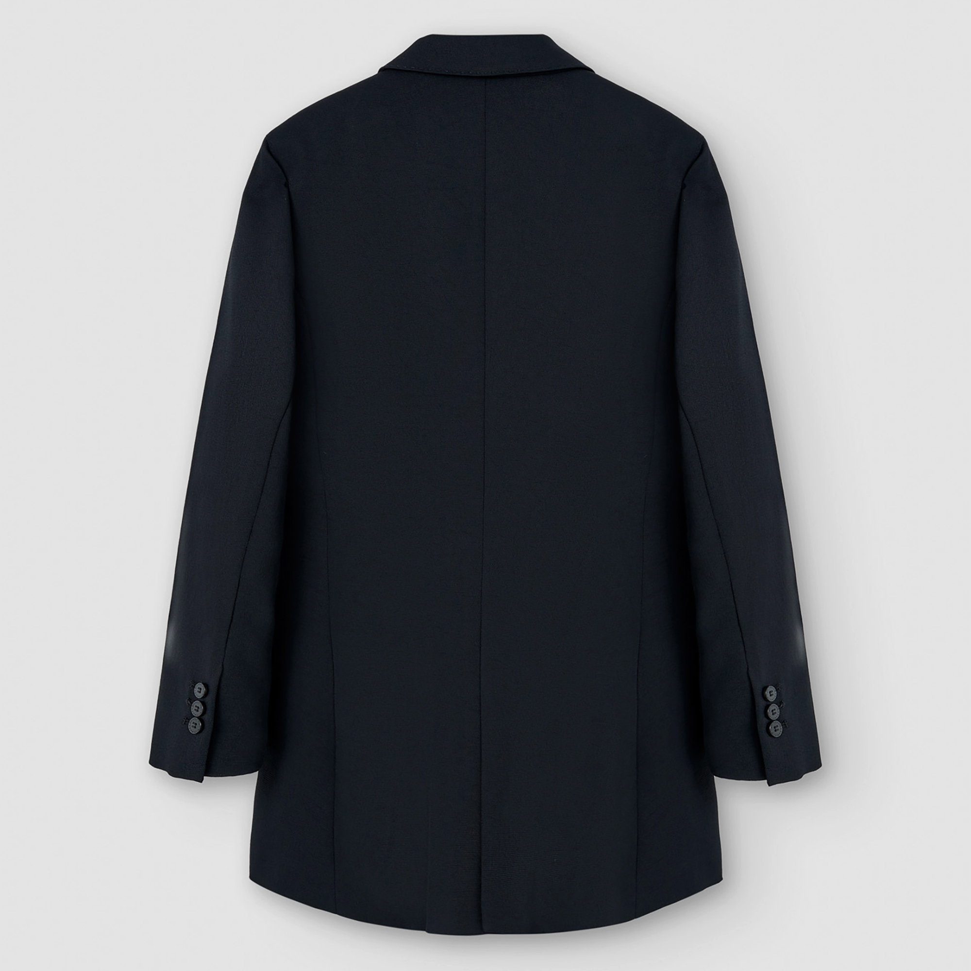 Lapel collar blazer with side button image number 5