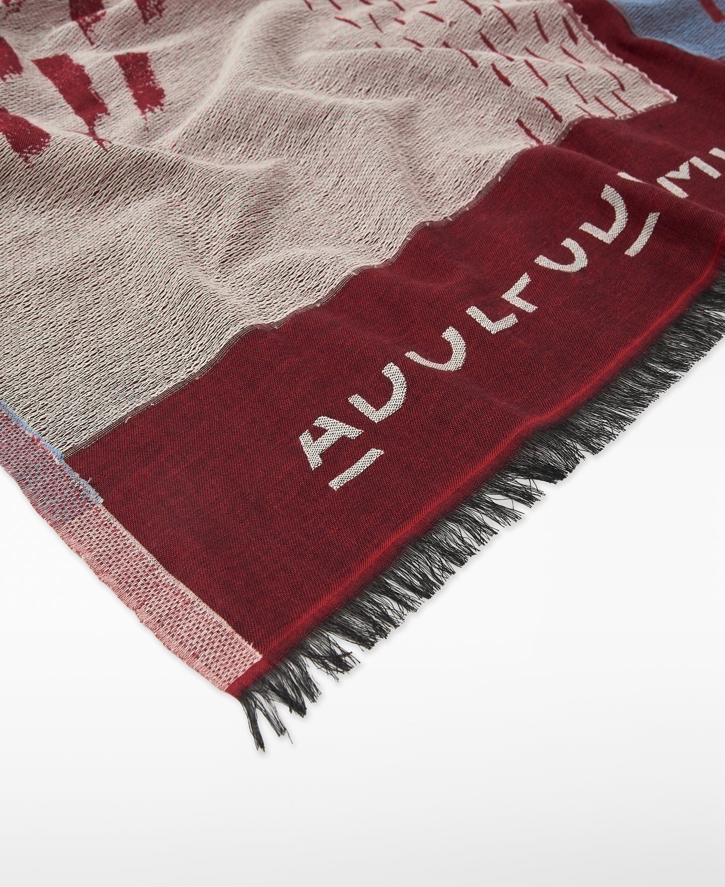 Xale estampado jacquard algodão mulher image number 2