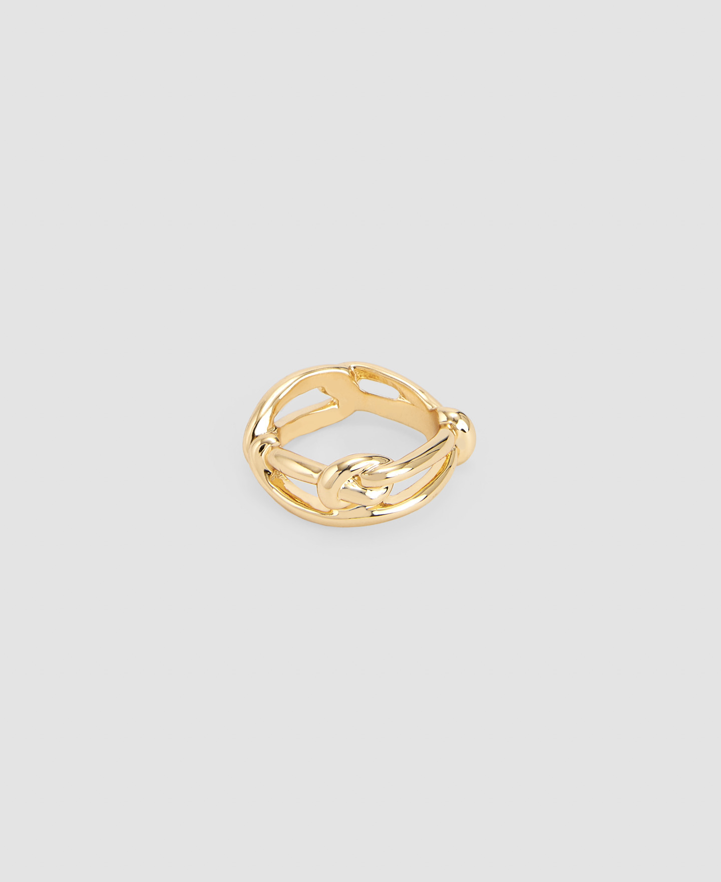 Knots family zinc ring image number 0