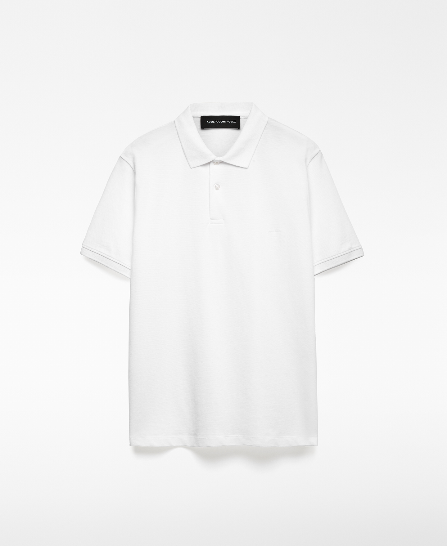Organic cotton piqué polo shirt man image number 4