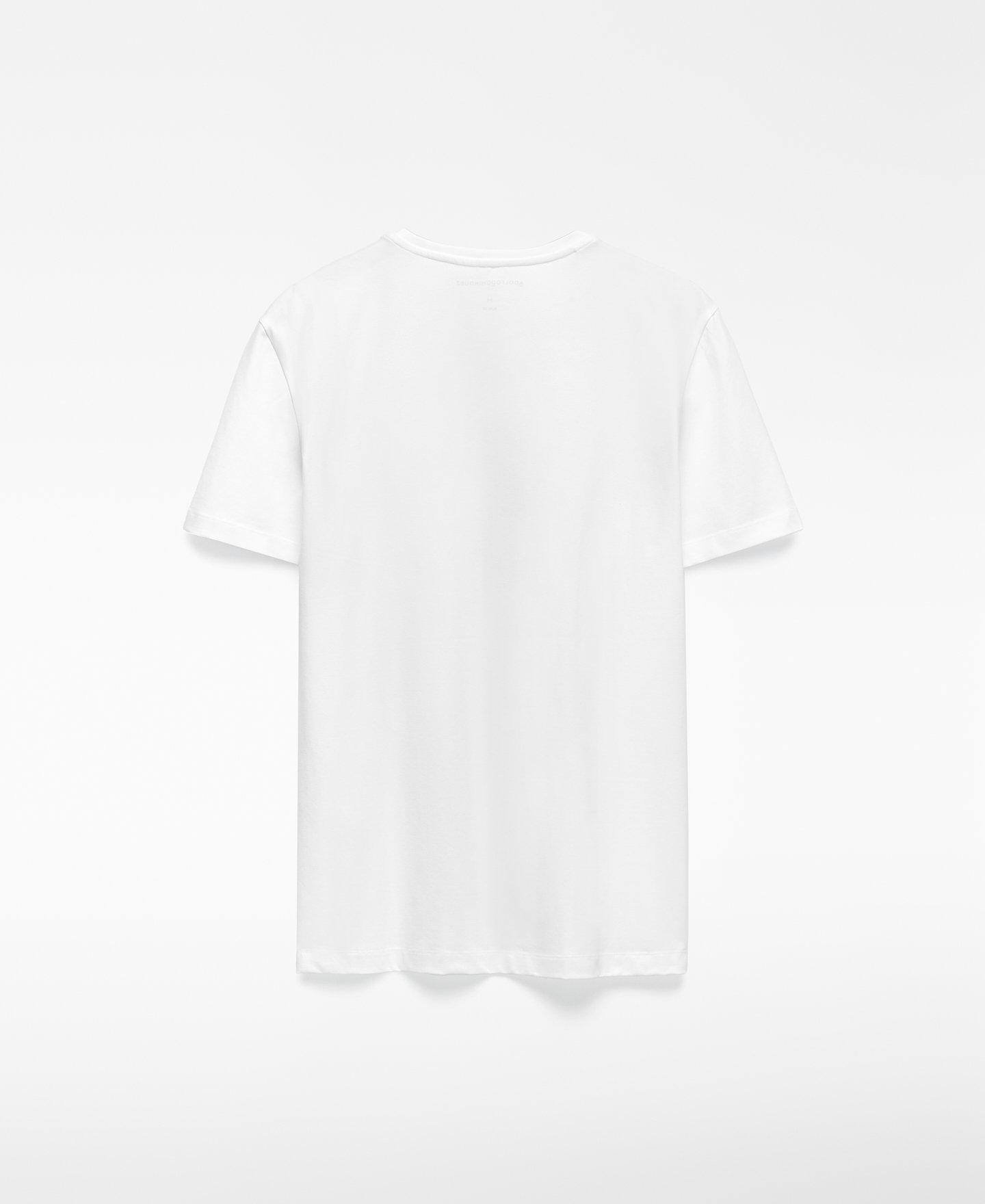 Organic cotton slim fit T-shirt man image number 1