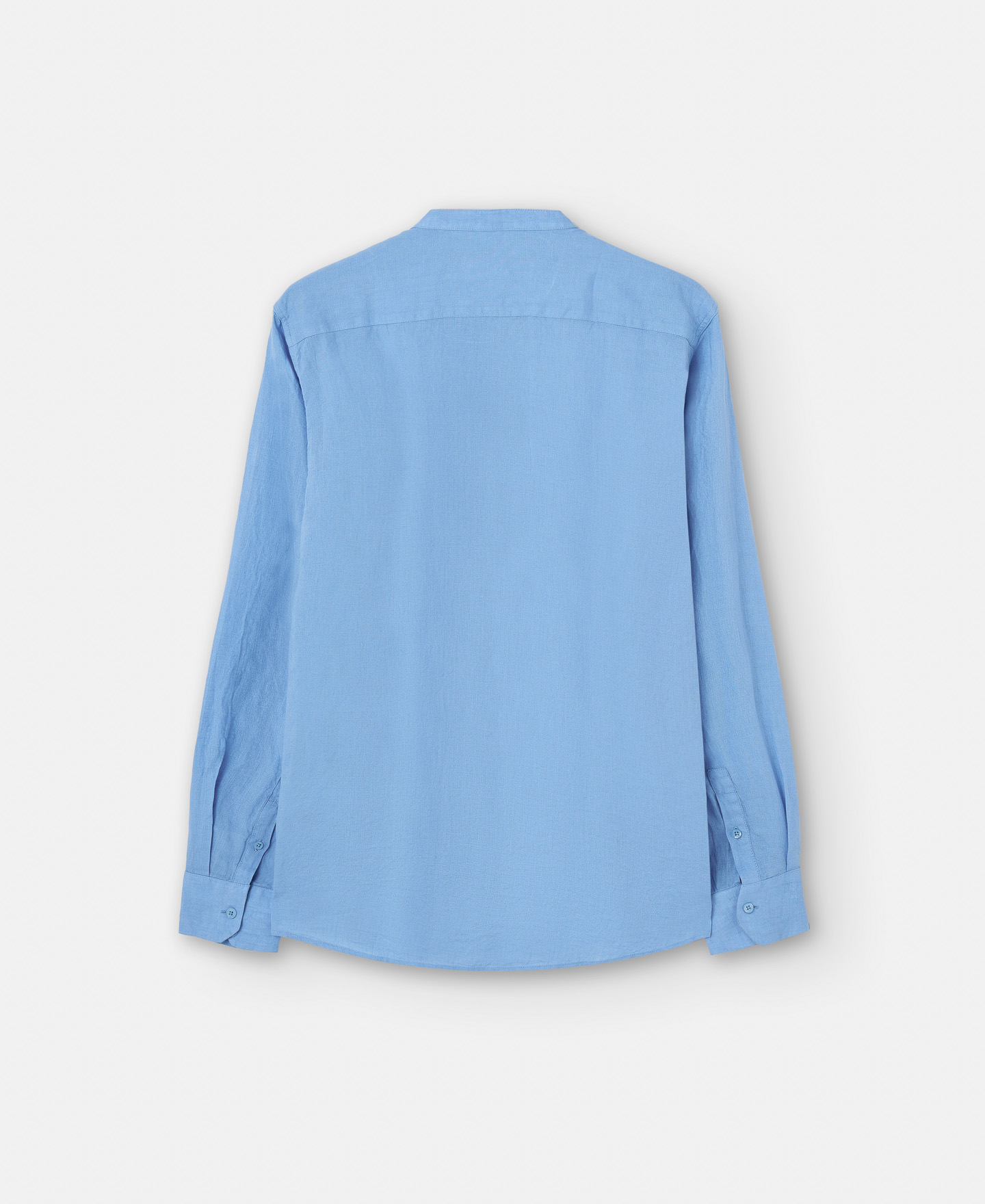 Camisa cuello Mao en lino image number 5
