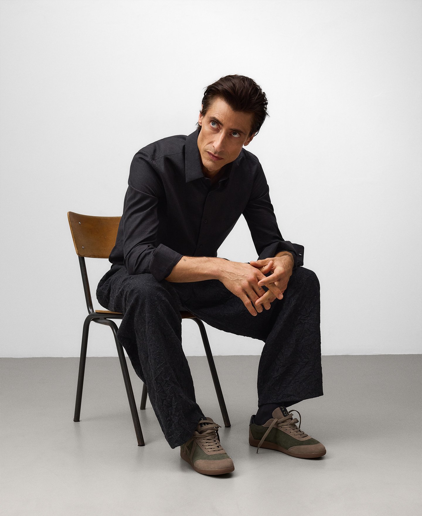 Suede maxi logo sneaker man image number 3