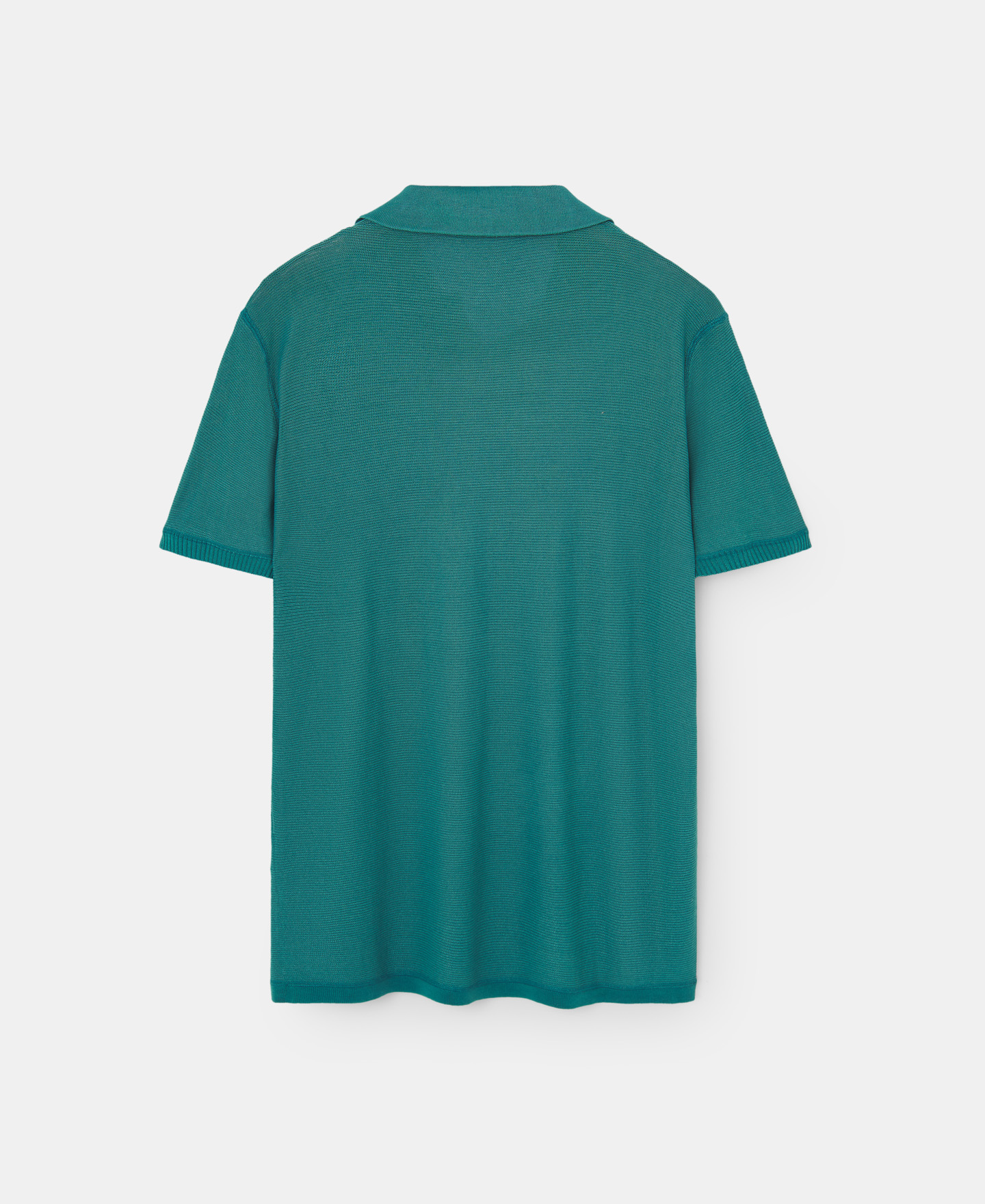 Cotton and viscose polo shirt image number 5