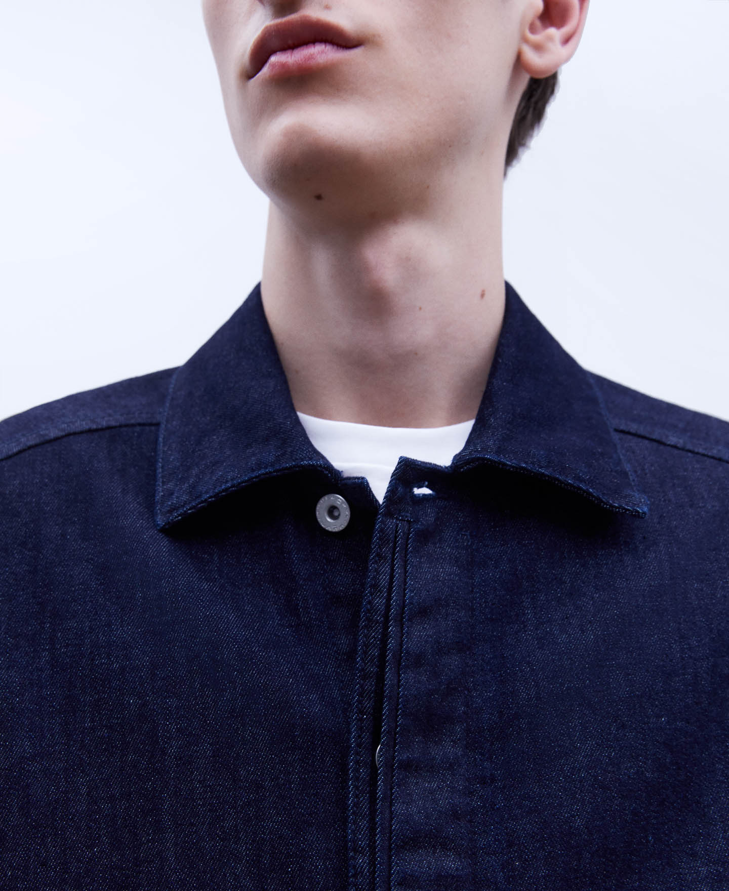 Stretch cotton denim jacket image number 3