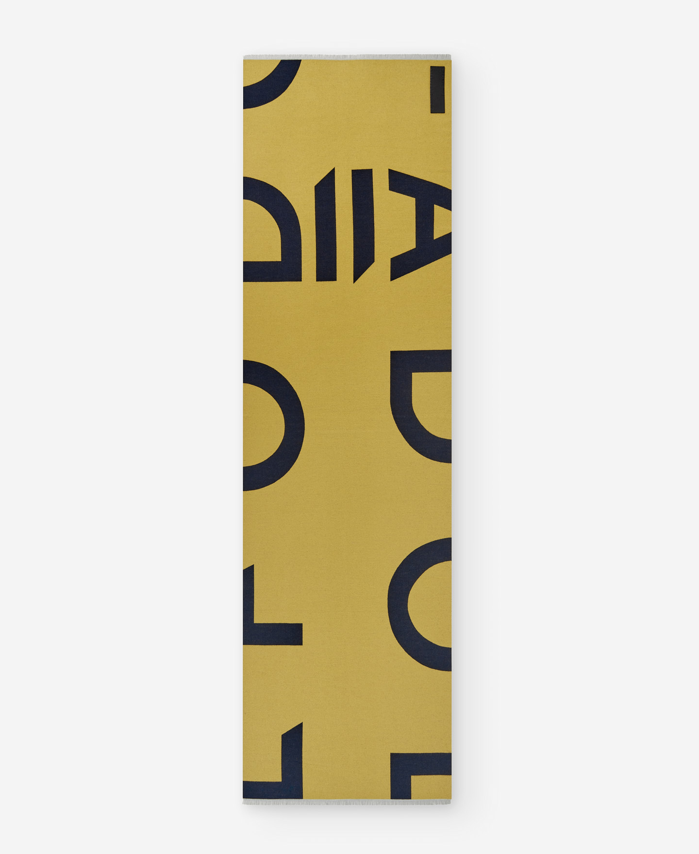 Jacquard maxi logo scarf image number 0