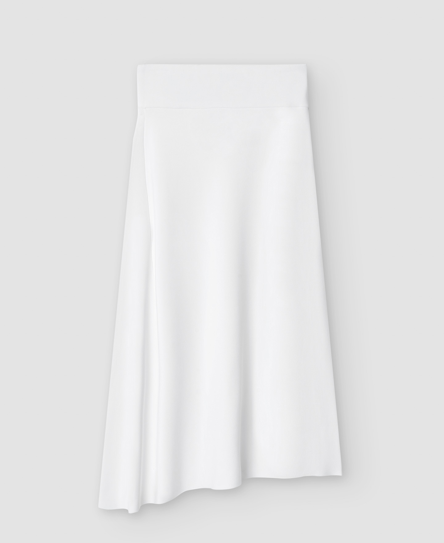 Side godet knit skirt image number 5