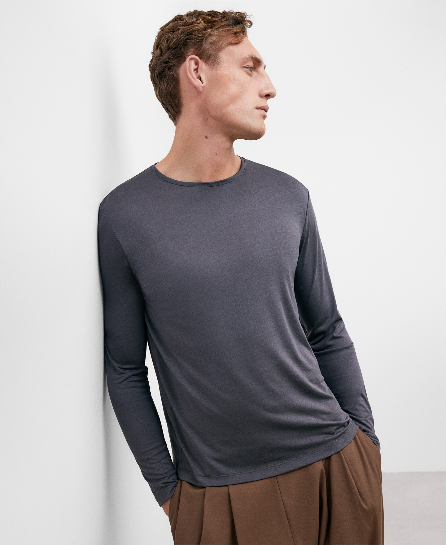 Lyocell T-shirt for men image number 0