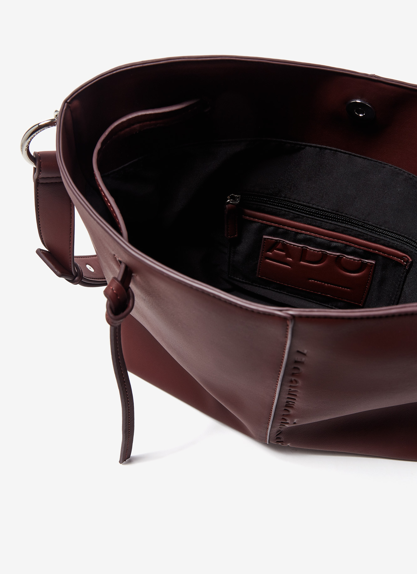 Faux leather bucket bag image number 1