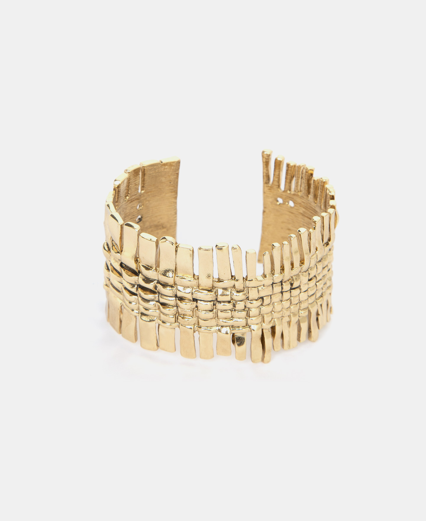 Bracelet with irregular braided motif image number 0