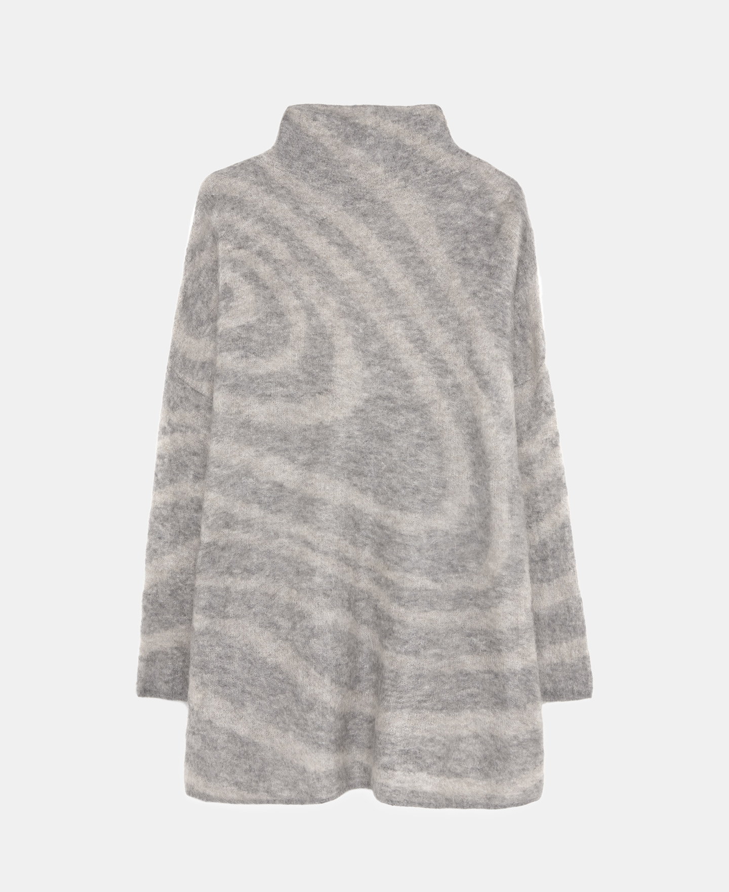 Oversize sweater with spiral print image number 5