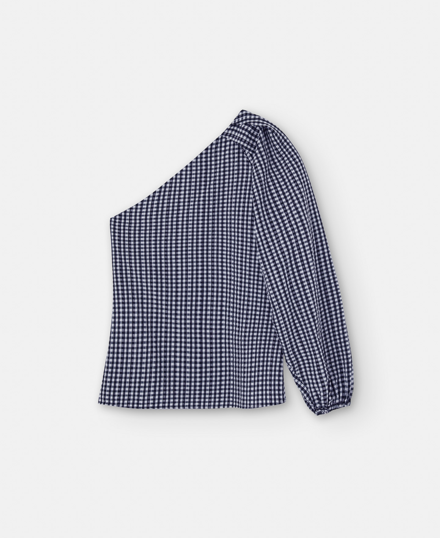 Asymmetric check shirt image number 5
