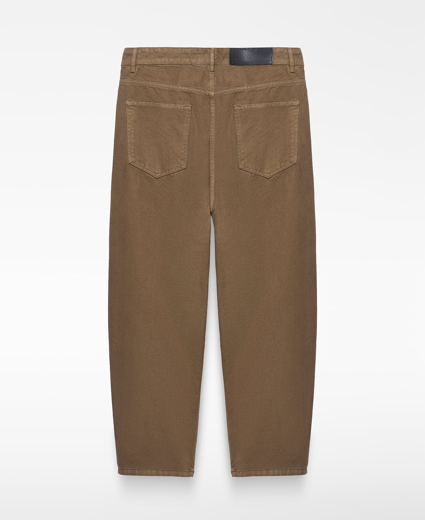 Pantal&oacute;n barrel fit denim algod&oacute;n image number 1