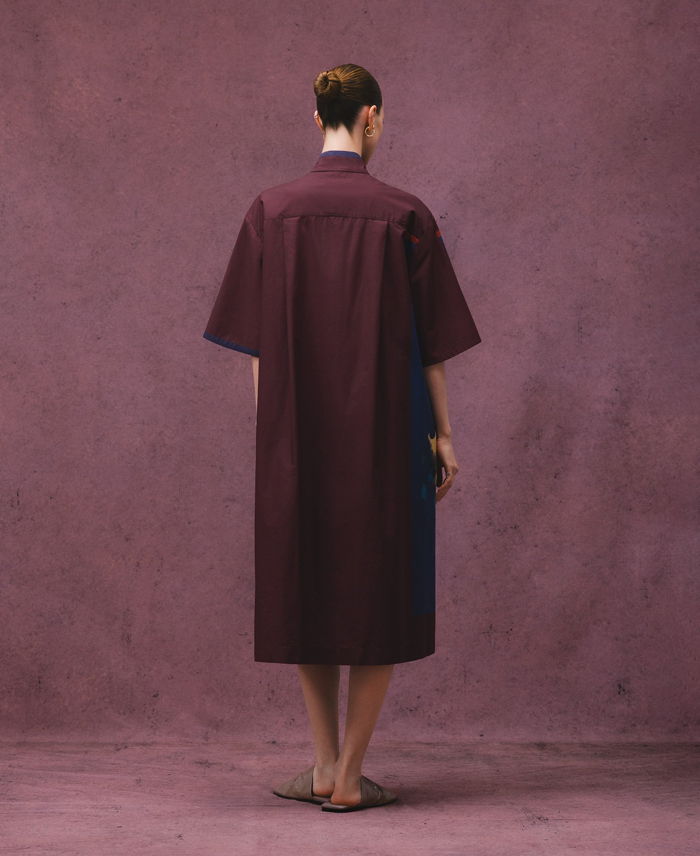 Kleid mit Print Baumwolle Damen image number 2