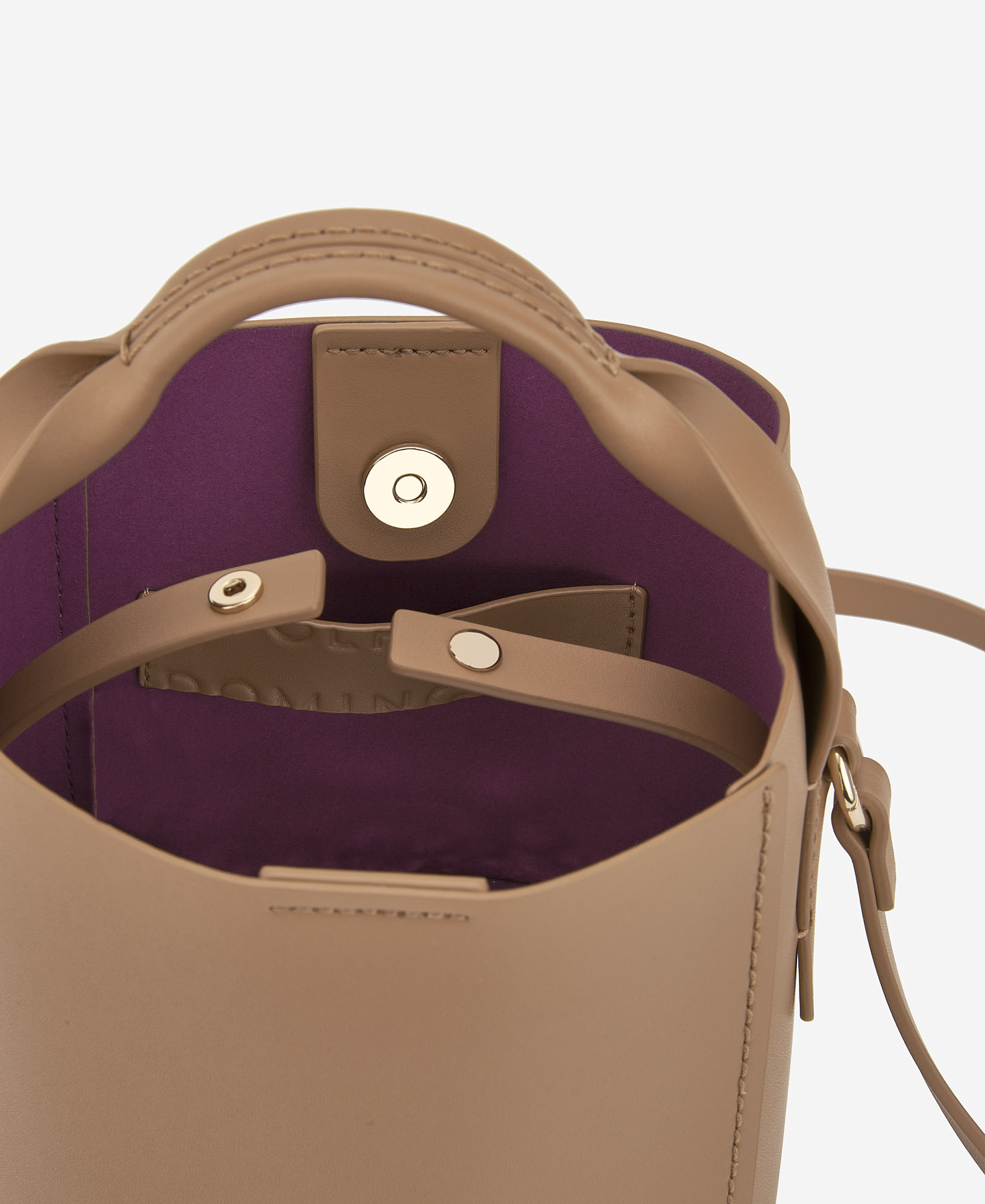 Responsible leather camel hobo bag image number 2