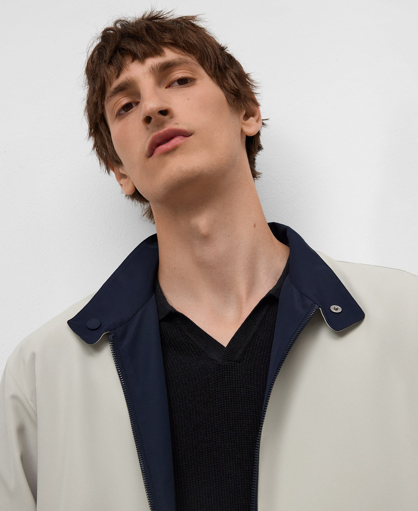 Nylon reversible jacket man image number 4
