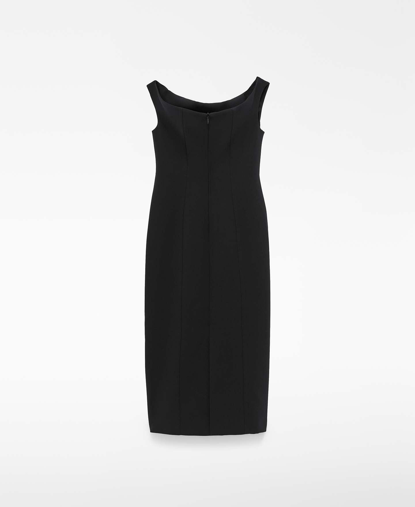Eng anliegendes Midikleid mit gerafftem Ausschnitt image number 5