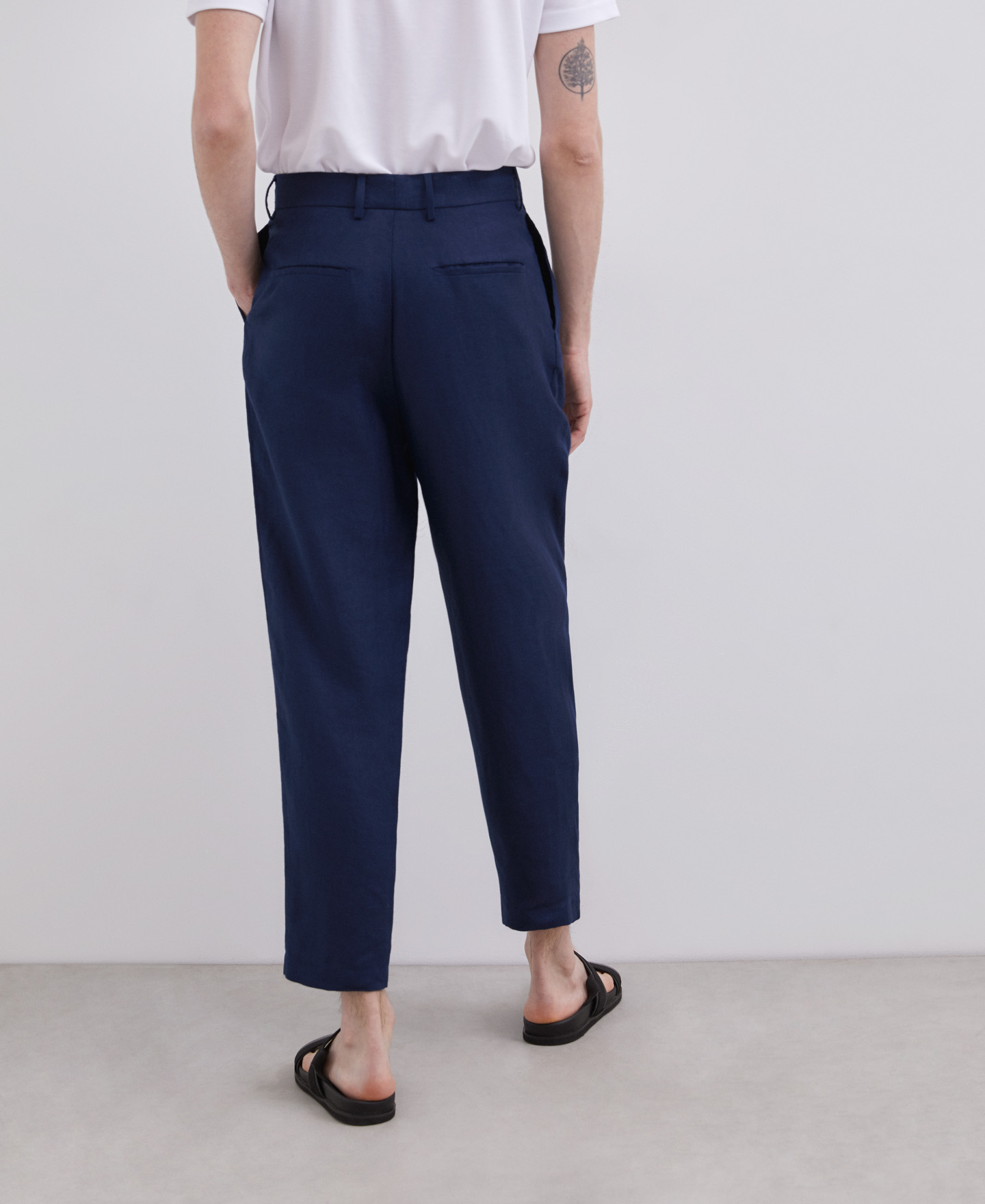 Classic blue tailoring trousers image number 1