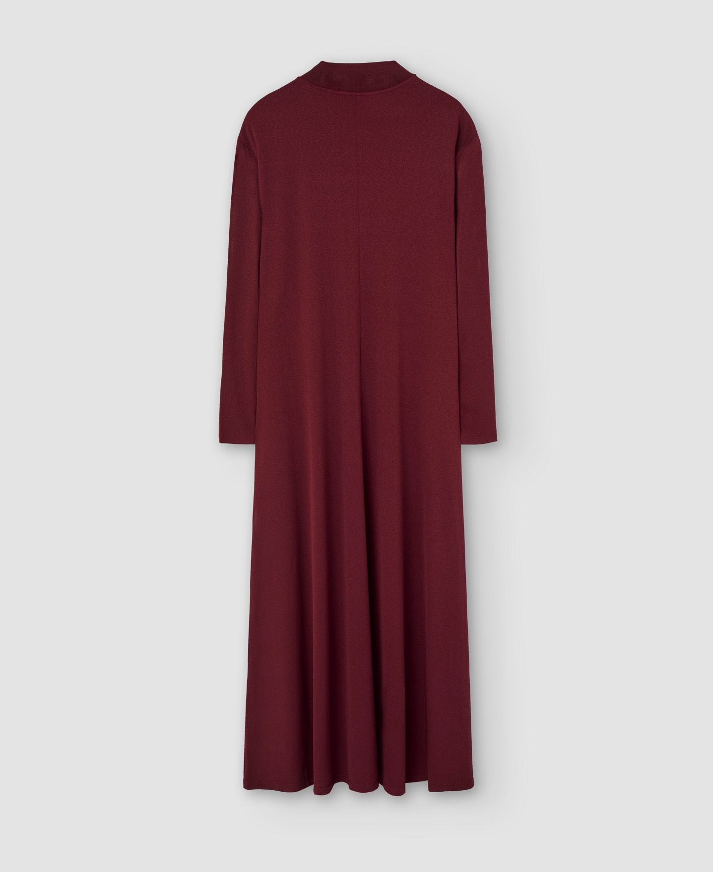 Perkins ribbed collar midi dress image number 5