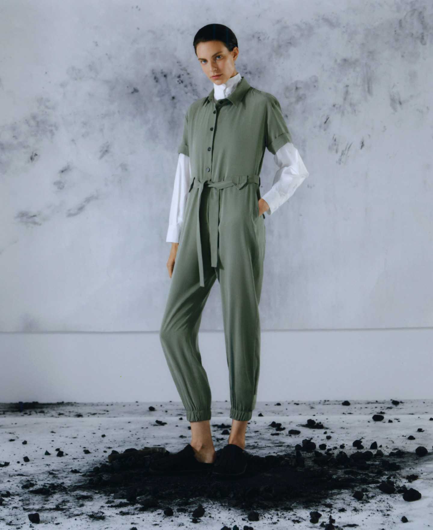 Responsible lyocell jumpsuit image number 1