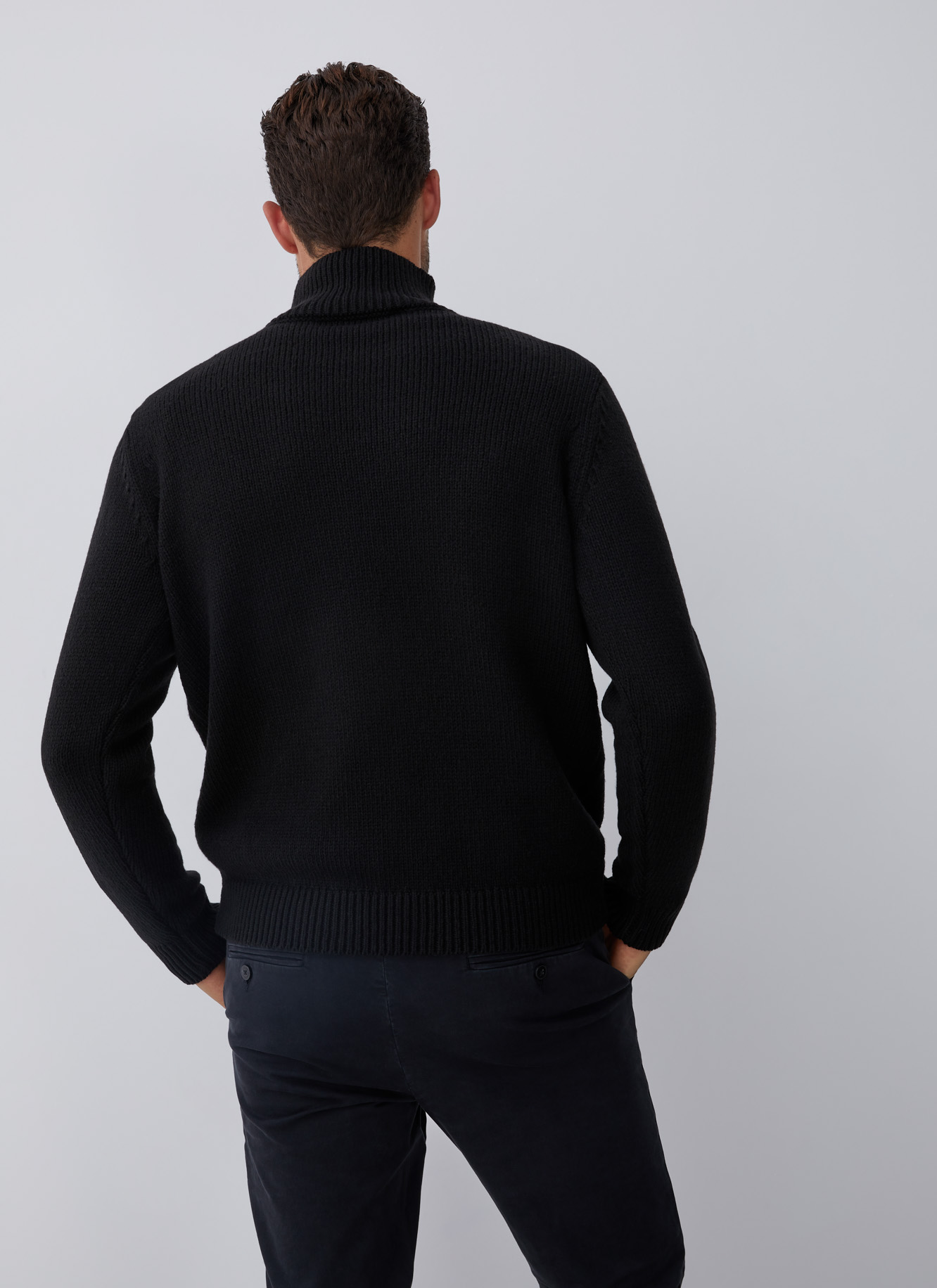 Perkins collar knit sweater image number 1