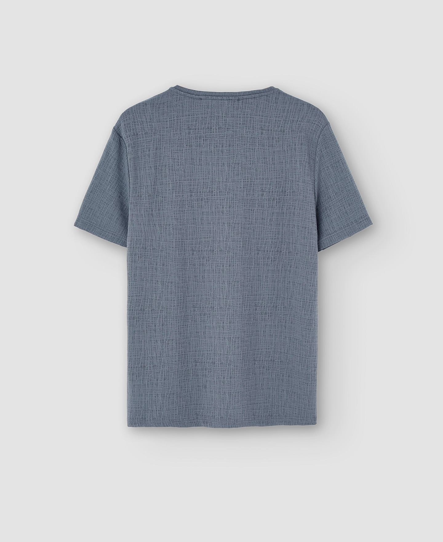 Microdrawing fabric crew neck t-shirt image number 5