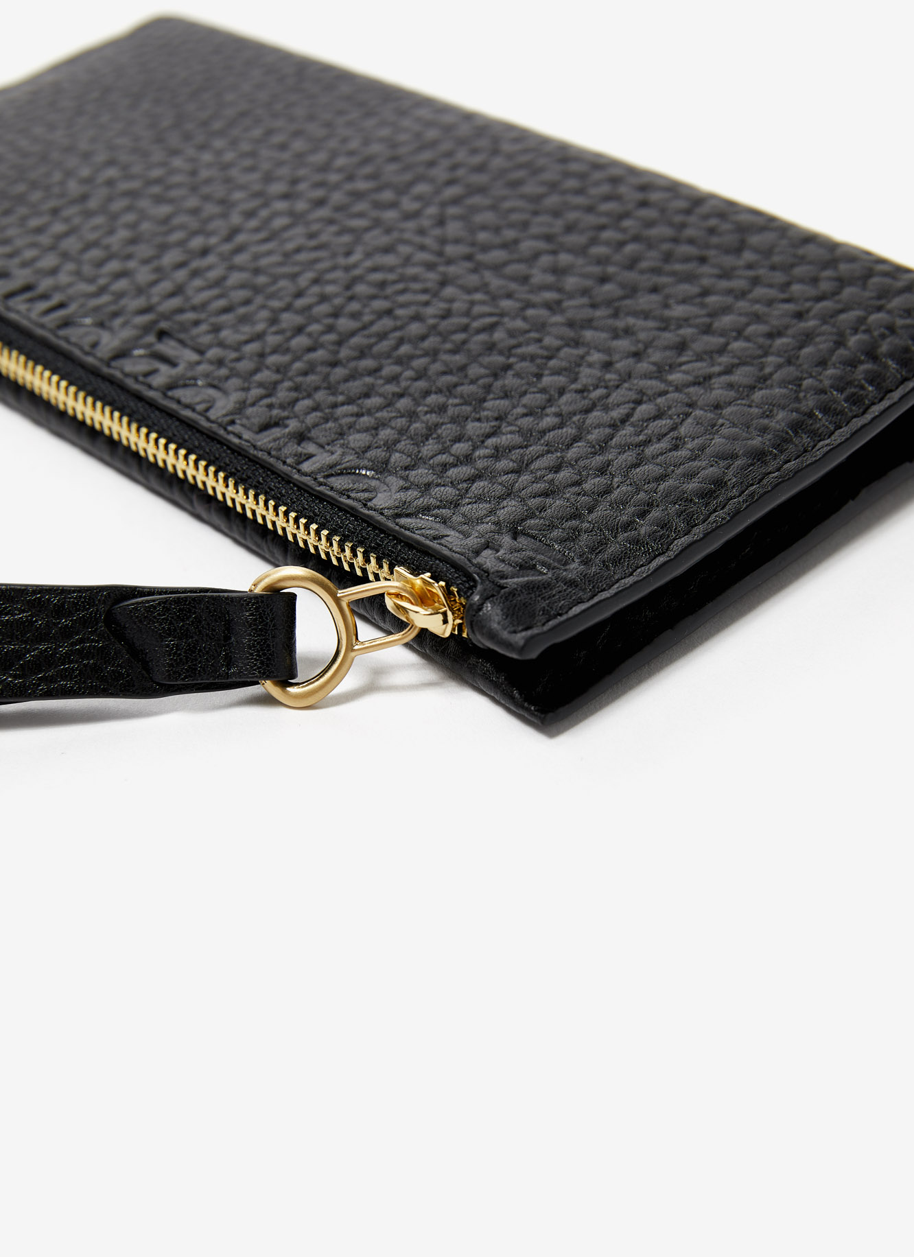 Grained leather wallet image number 3