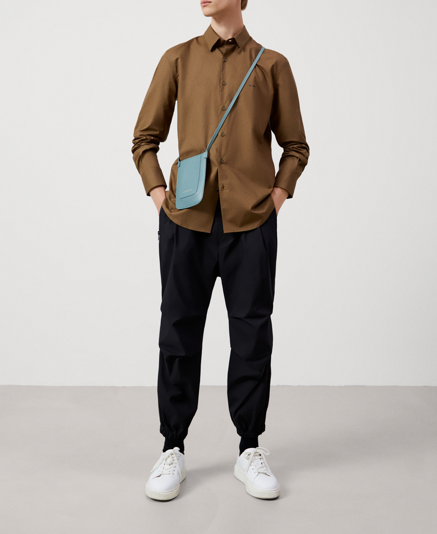 Regular fit cotton shirt image number 1