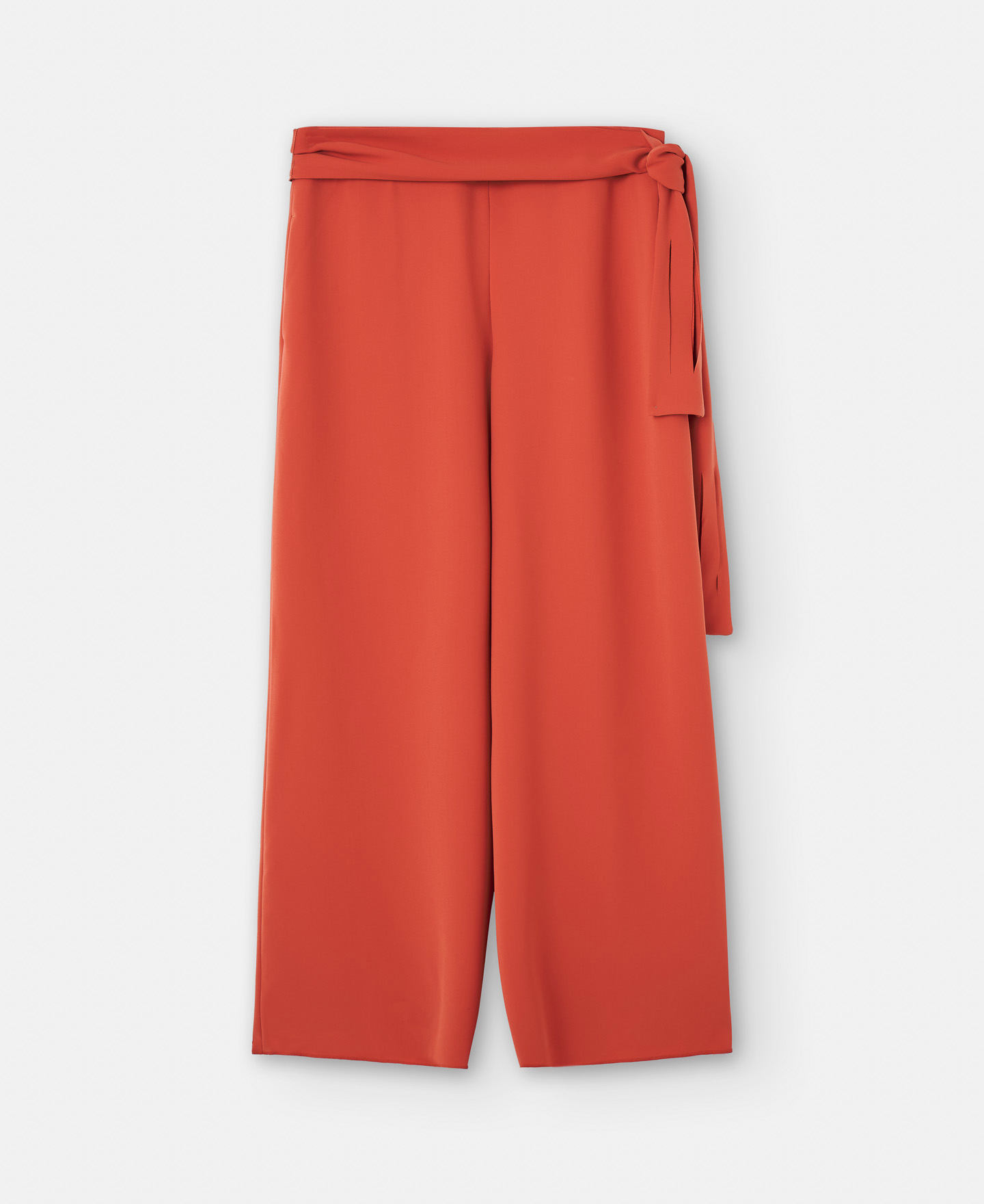 Palazzo trousers in recycled polyester image number 4
