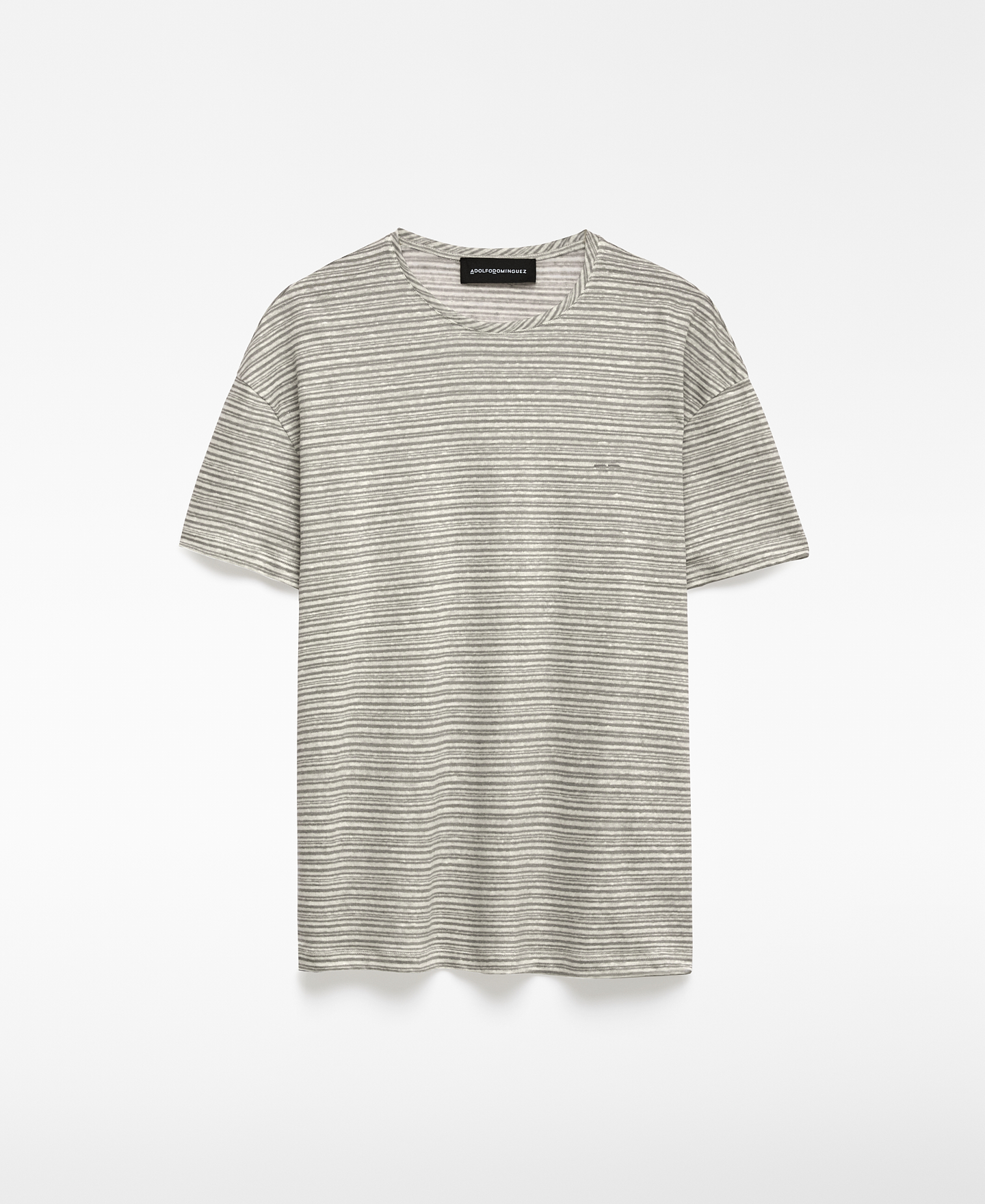 Camiseta estructura lino europeo hombre image number 0