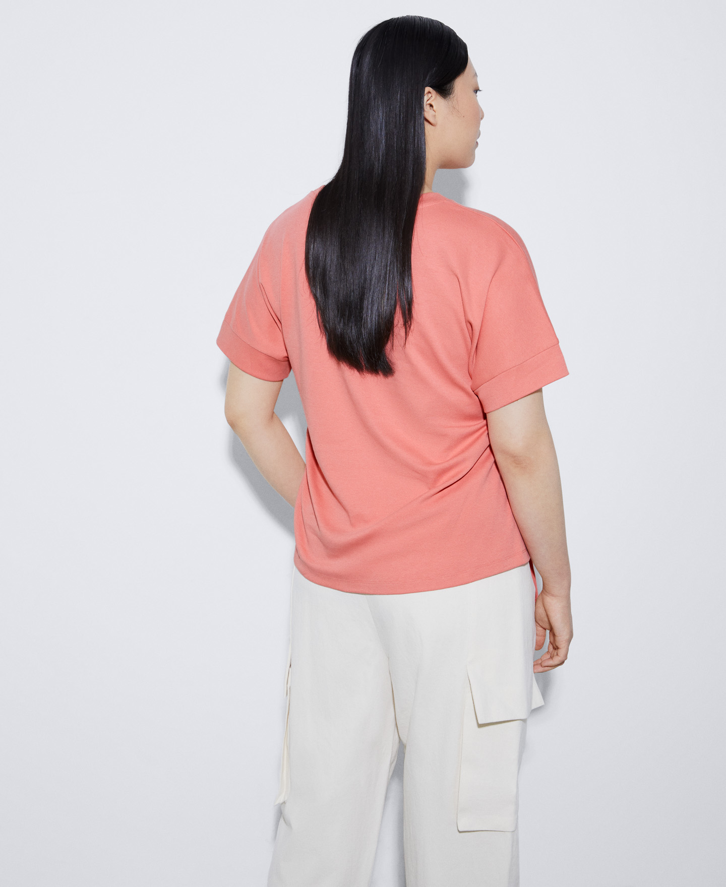 T-shirt with cotton waistbands image number 2