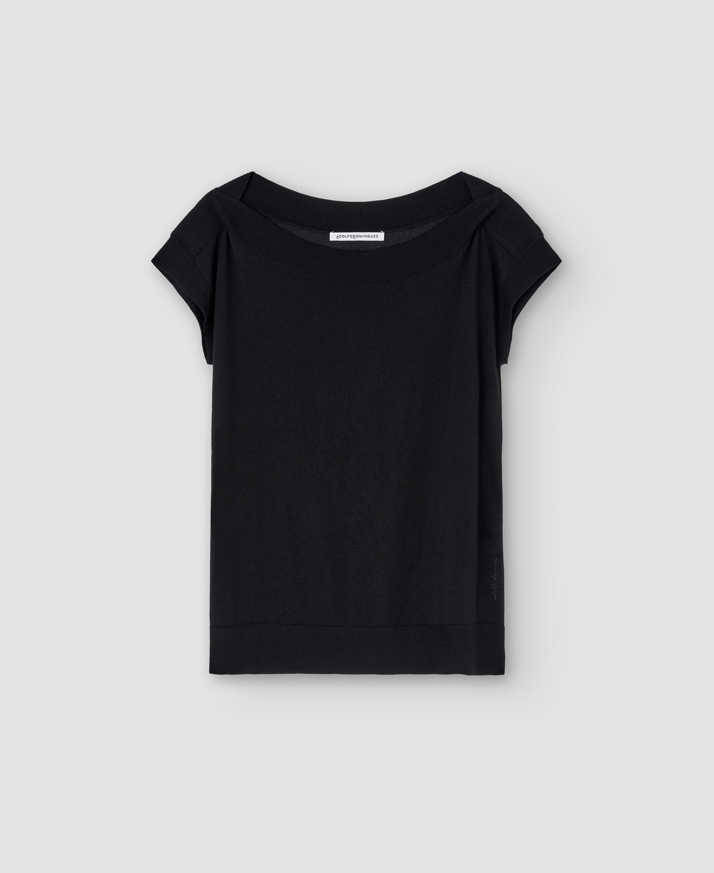 Merino wool bateau neckline twinset image number 7