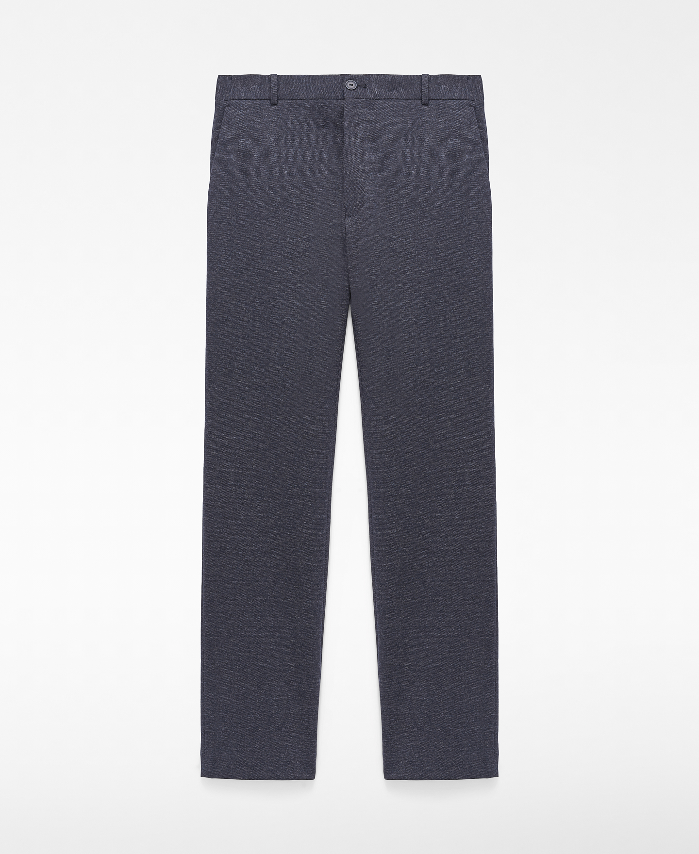 Regular-fit micro-textured trousers image number 4