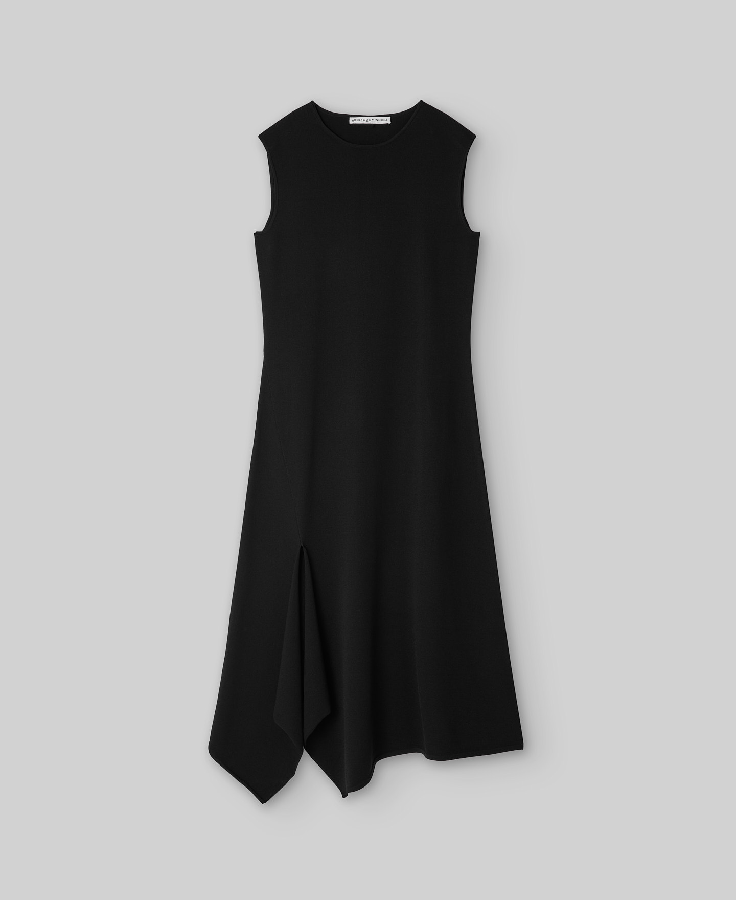 Vestido punto asim&eacute;trico mujer image number 4