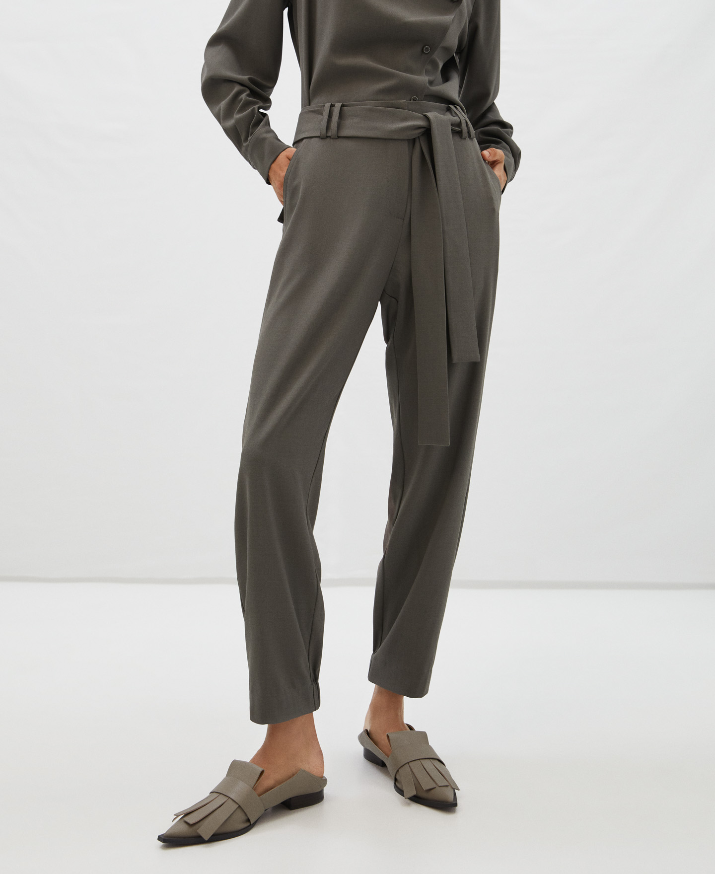 Relaxed fit jogger trousers image number 0