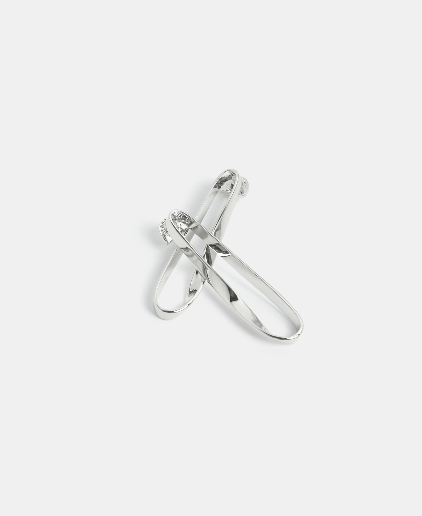 Organic chain earrings image number 2