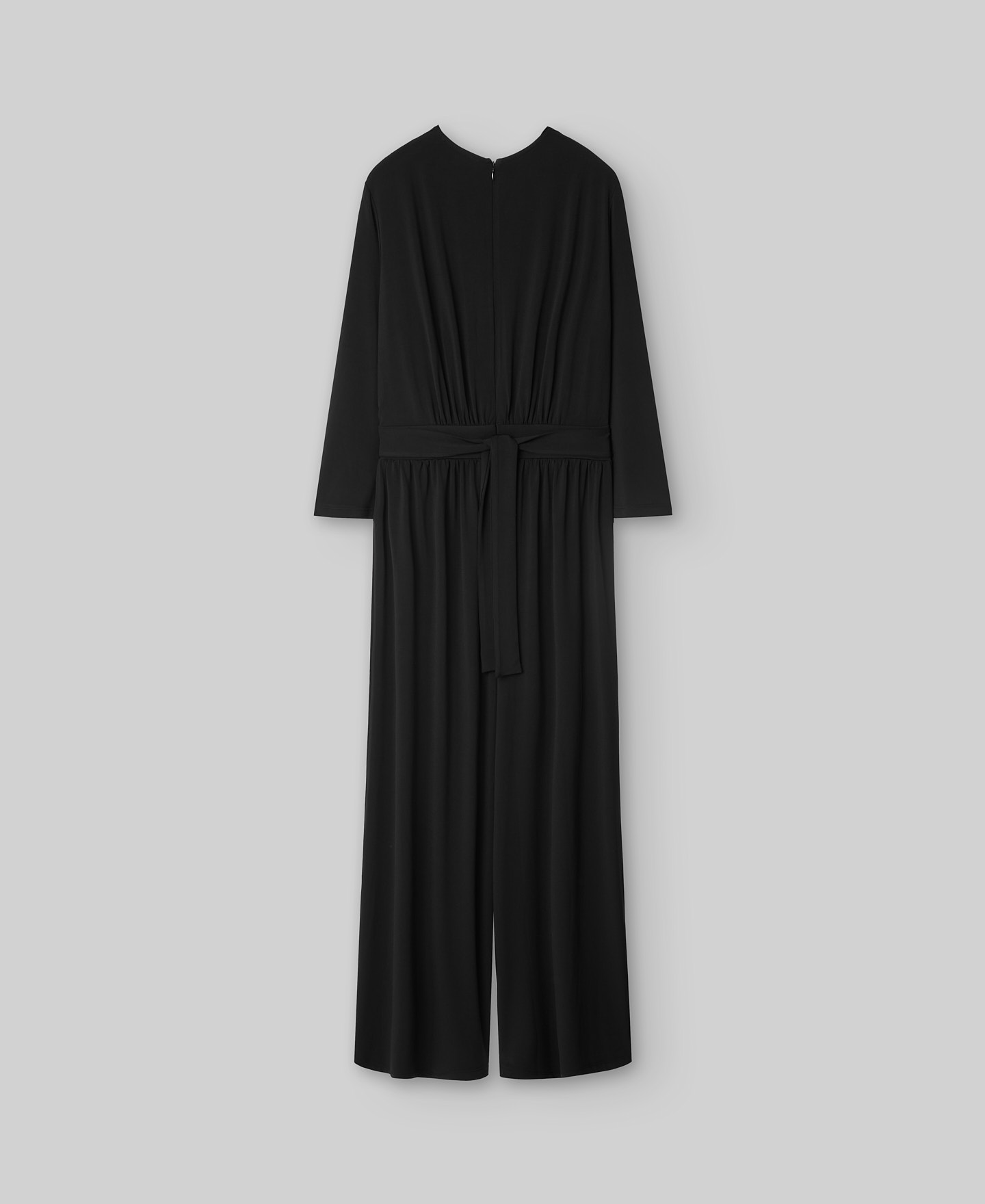 Long black jumpsuit woman image number 7