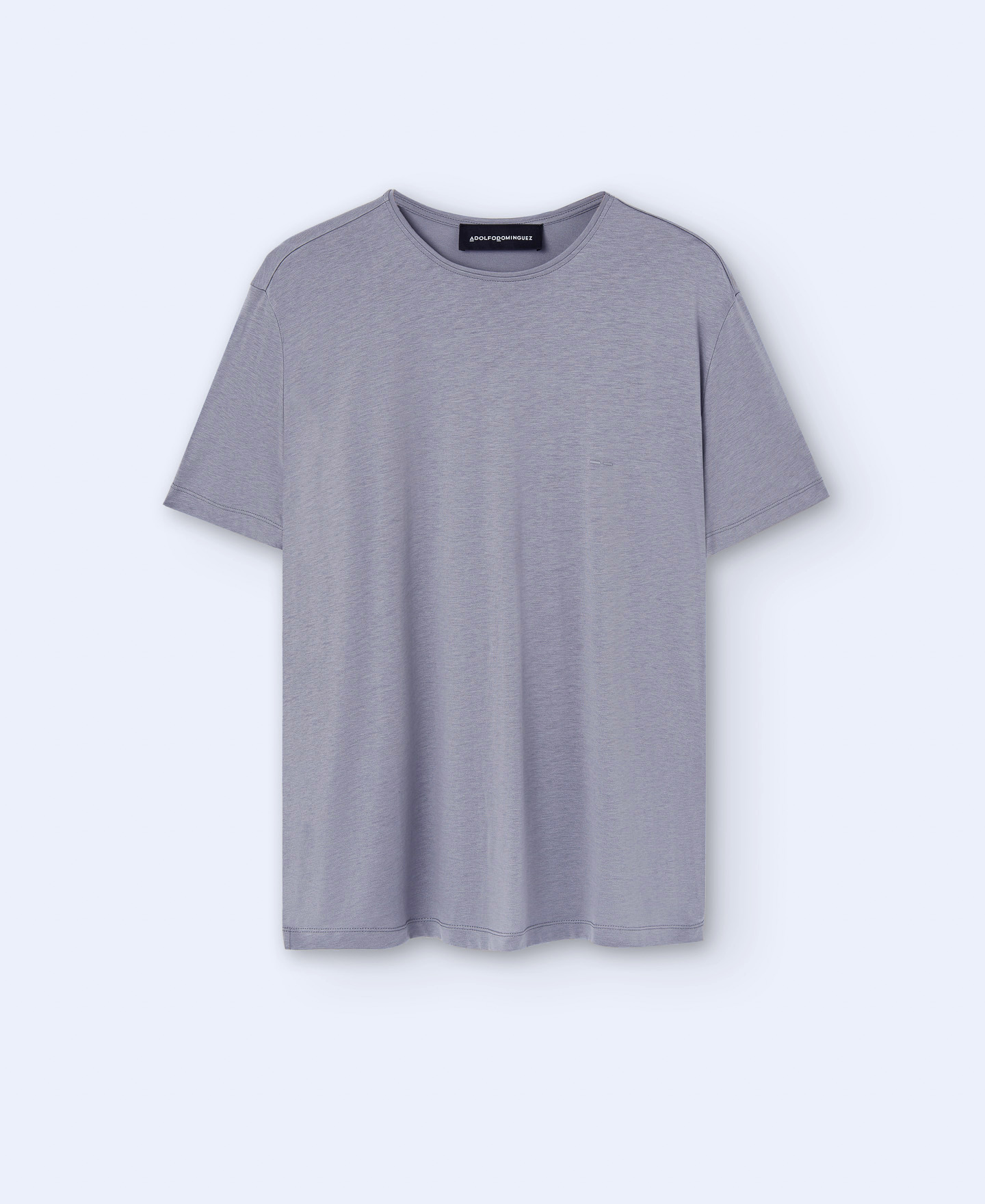 Camiseta cuello caja en lyocell image number 4