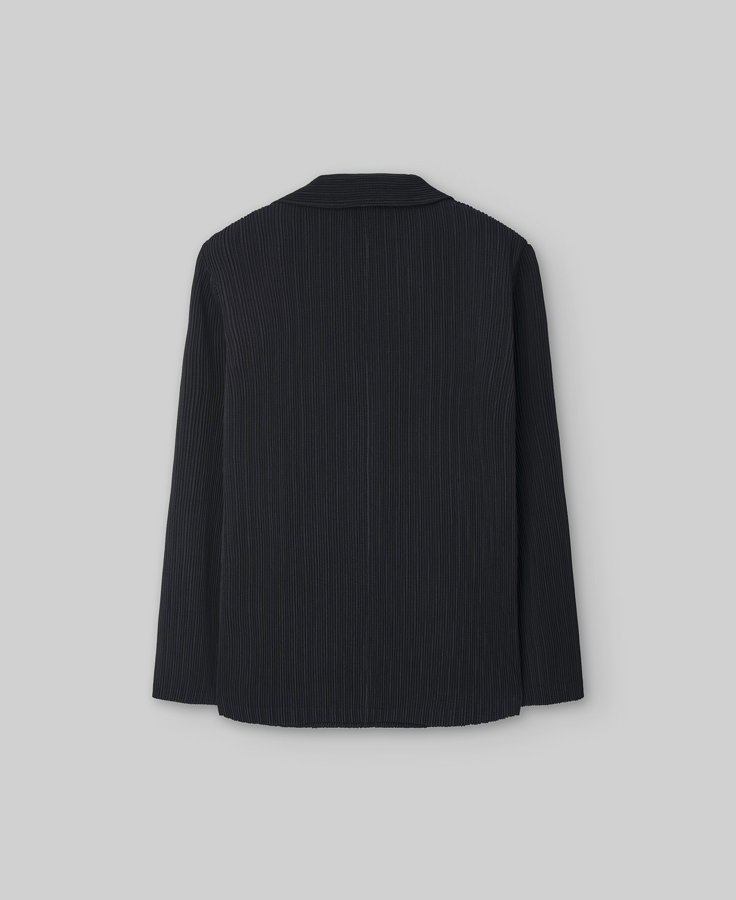 Schwarzer Crinkle-Herrenblazer image number 5