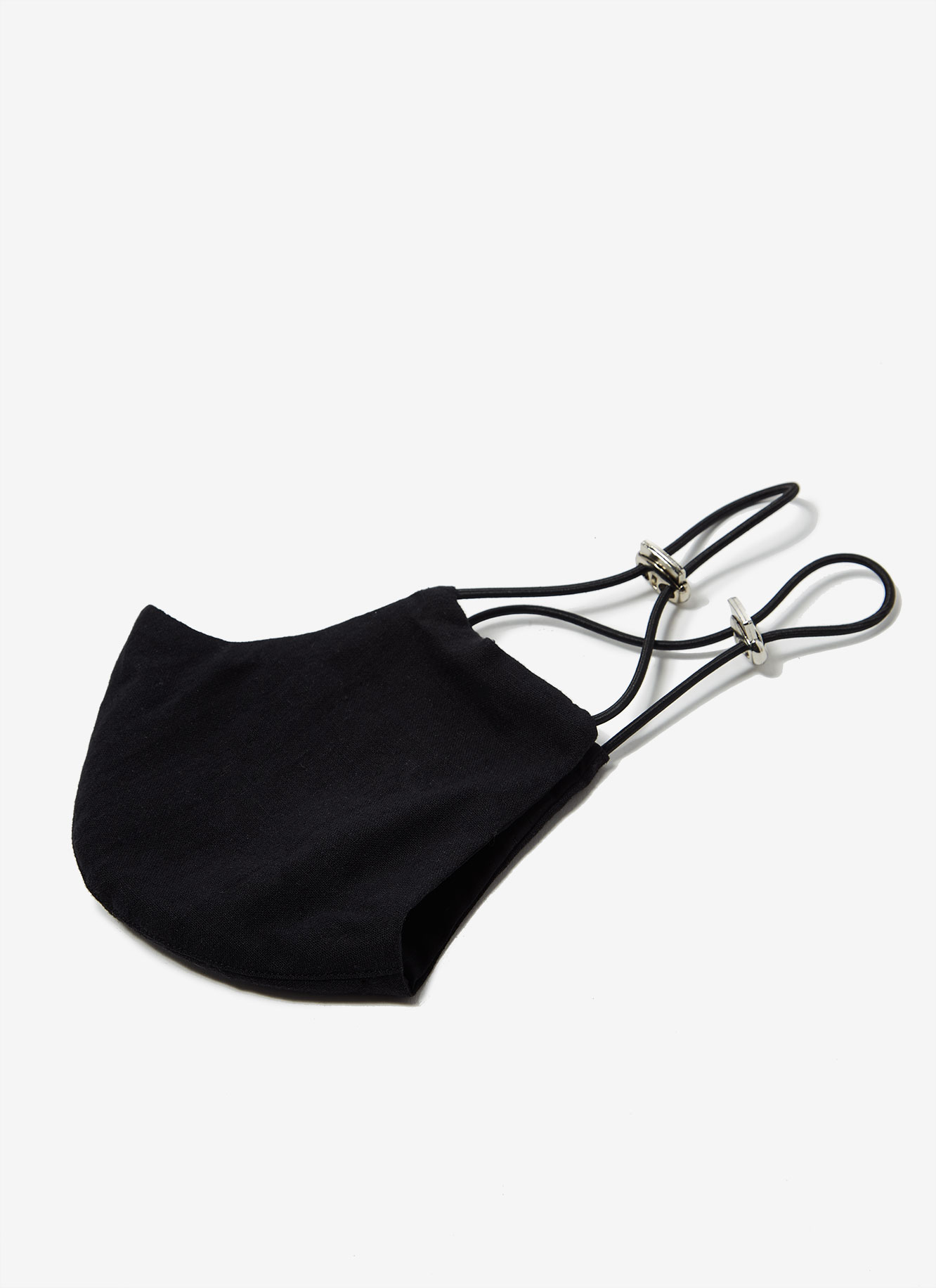 Reusable linen blend face mask image number 0