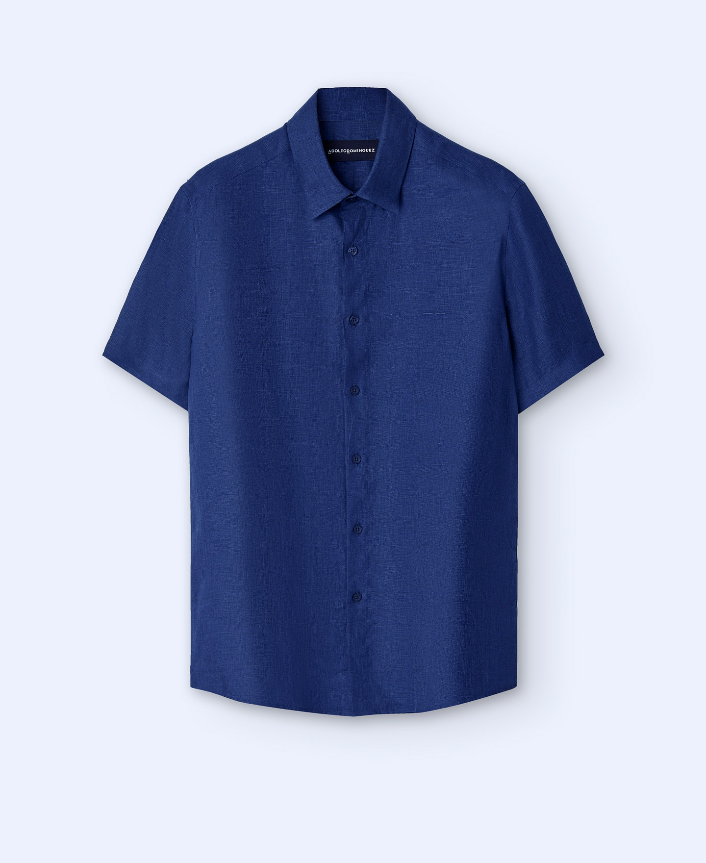 Camisa cuello solapa en lino europeo image number 4