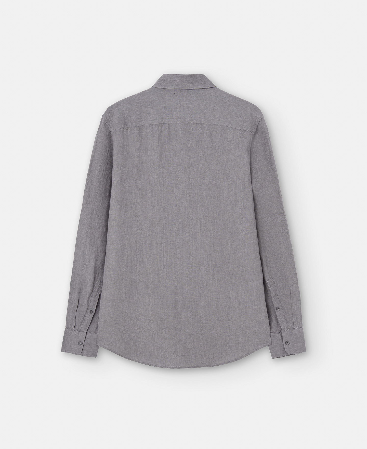 100% linen lapel collar shirt image number 5