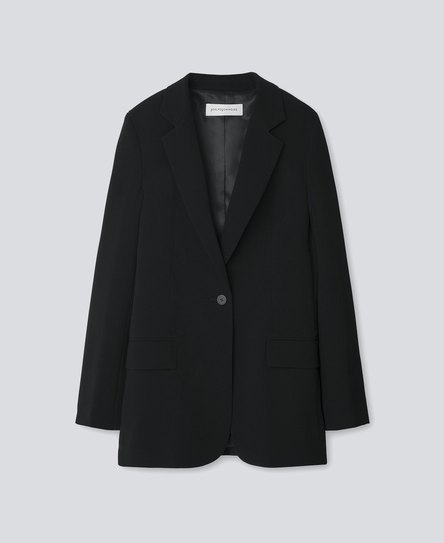 One button tailored blazer for women image number 4