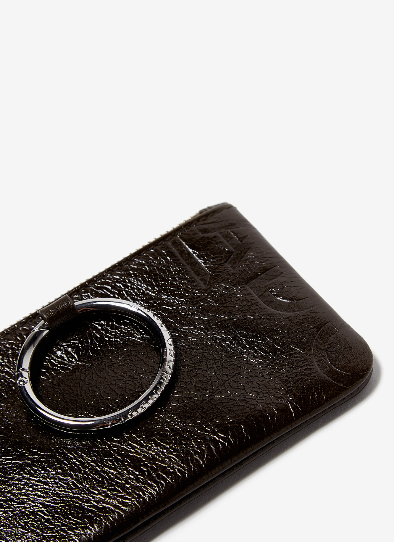 Monedero tarjetero en piel brillo image number 1