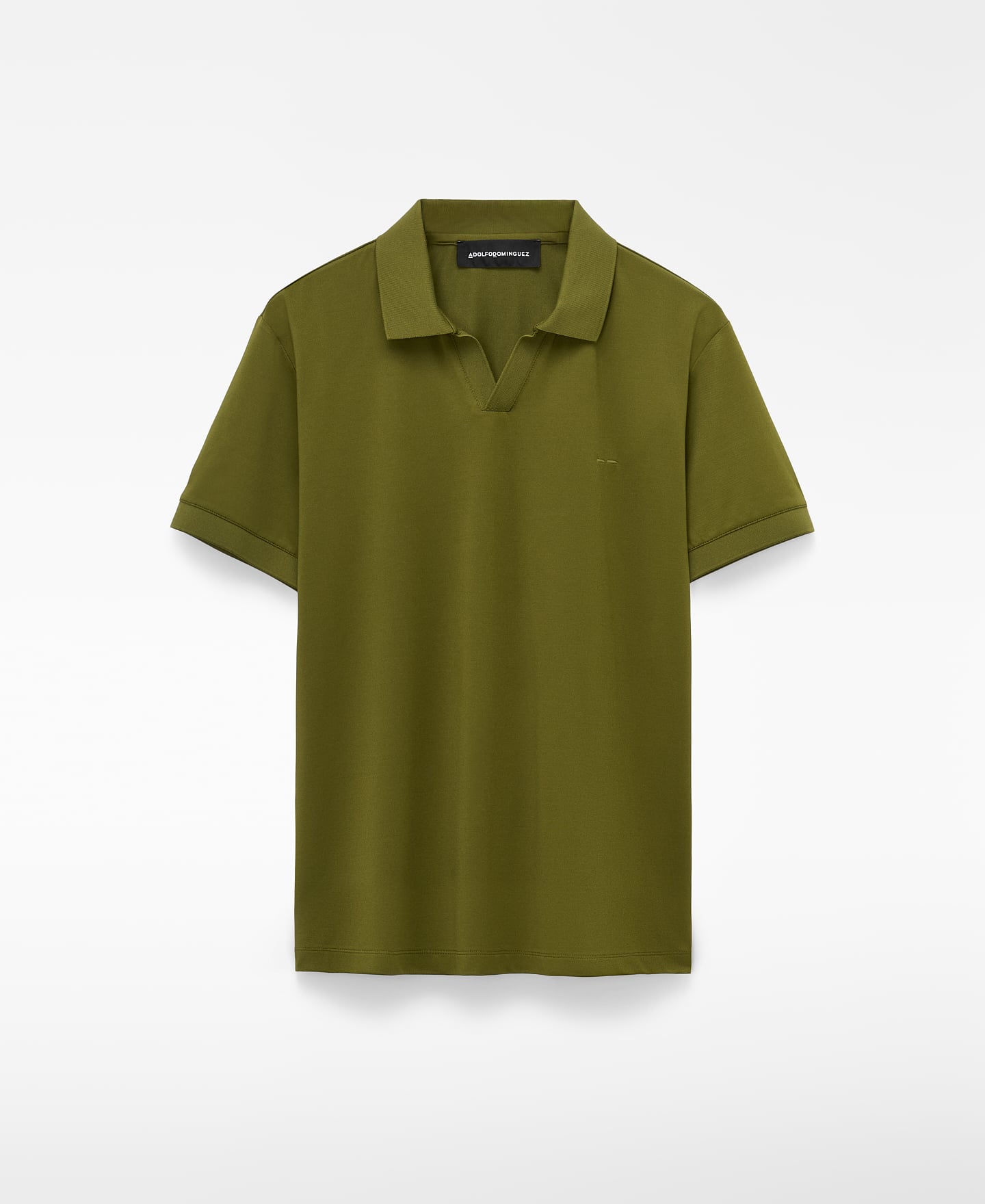 Regular fit V-neck polo shirt image number 0