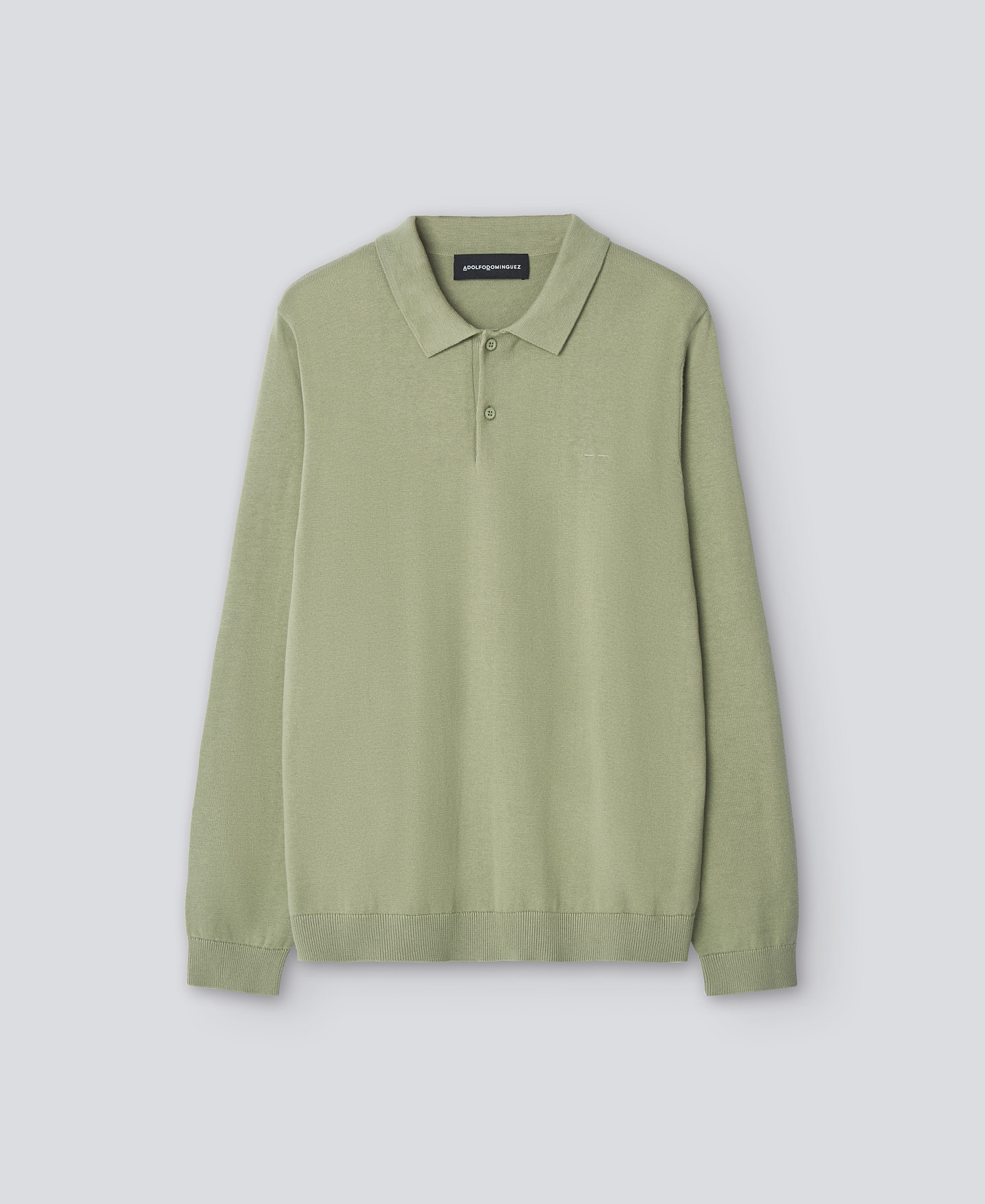 Polo à manches longues en coton pour homme image number 4